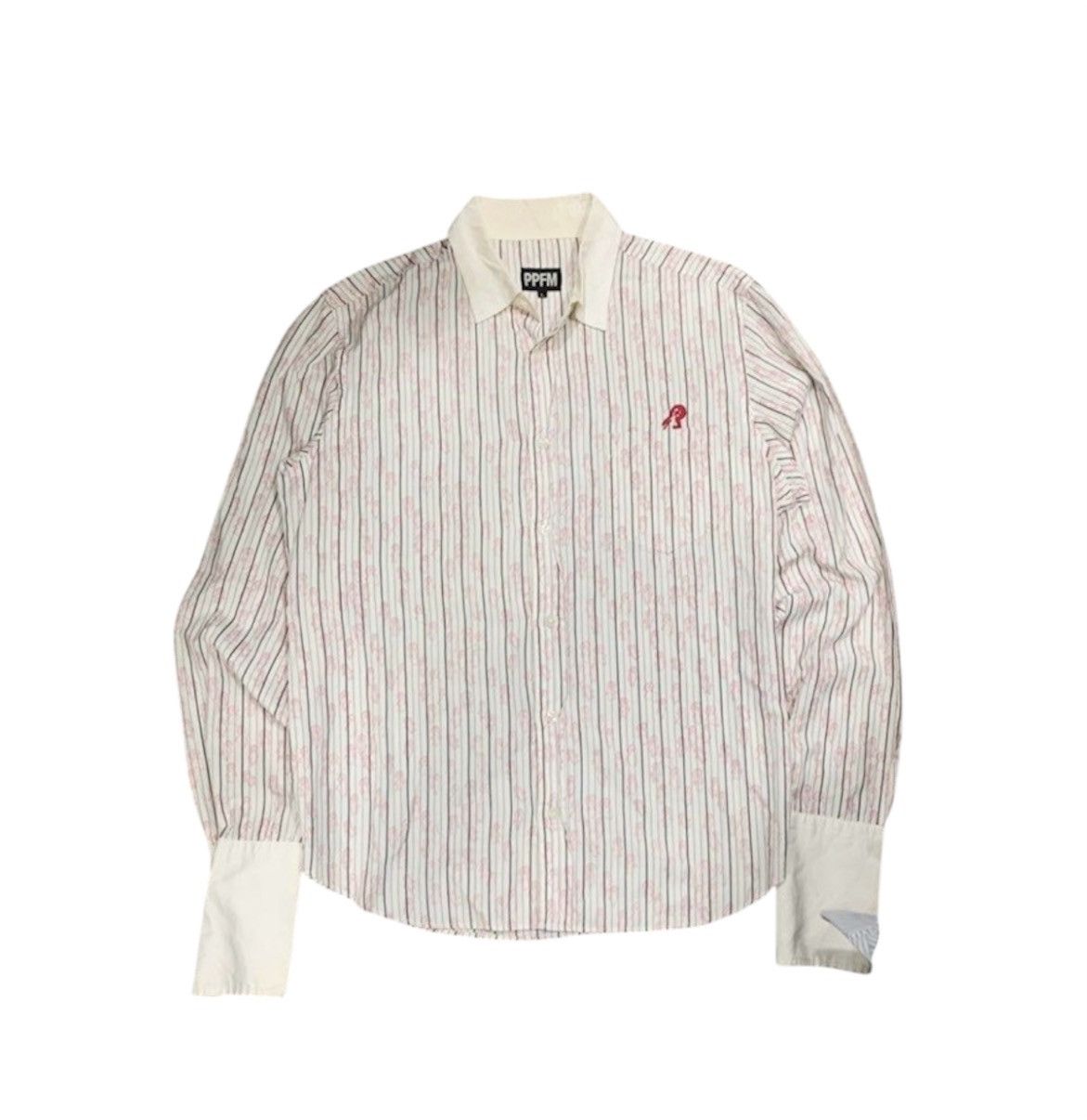 If Six Was Nine × Le Grande Bleu (L.G.B.) × PPFM PPFM Soft Pink Long Shirt Size US L / EU 52-54 / 3 - 1 Thumbnail