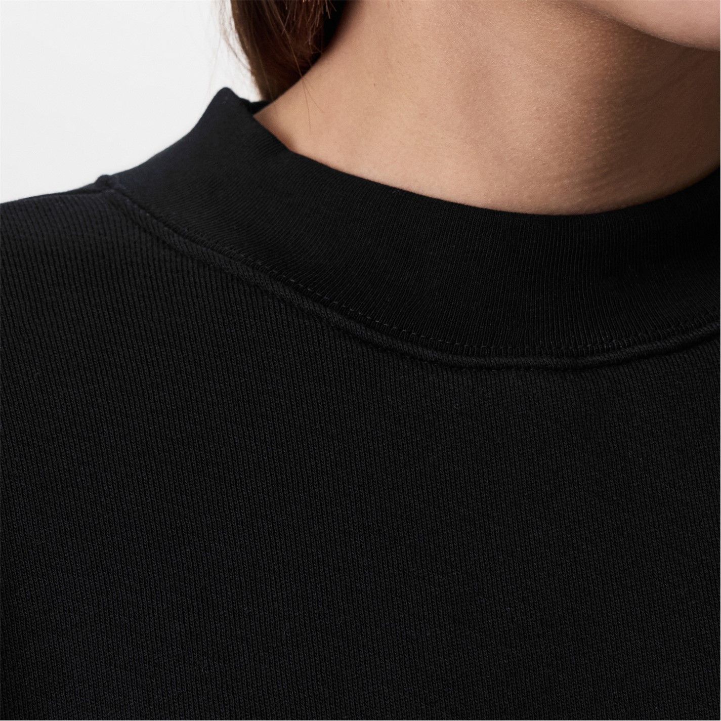 Palm Angels o1g2r1mq0325 Classic Curved Logo Crew Neck Sweater in Black Size S / US 4 / IT 40 - 4 Thumbnail