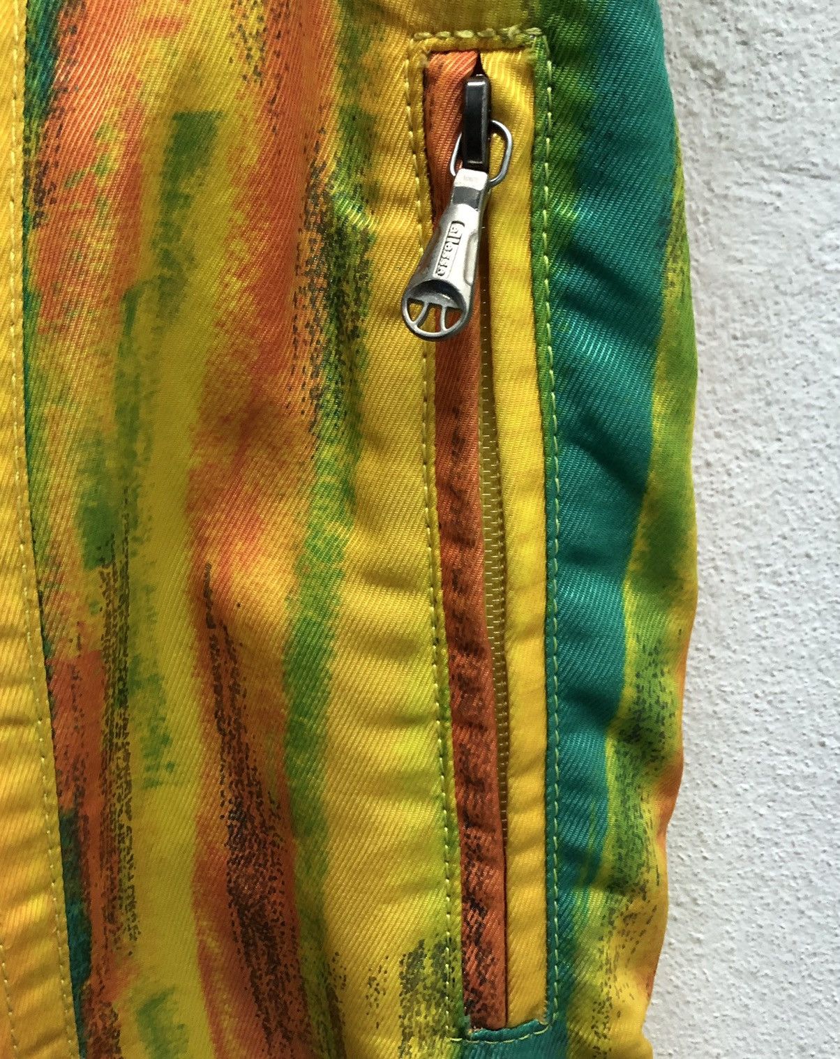 Ellesse × Goldwin Vintage Ellesse Neon Ski Bib Overalls JASPO S Made in Japan Size US 30 / EU 46 - 8 Thumbnail