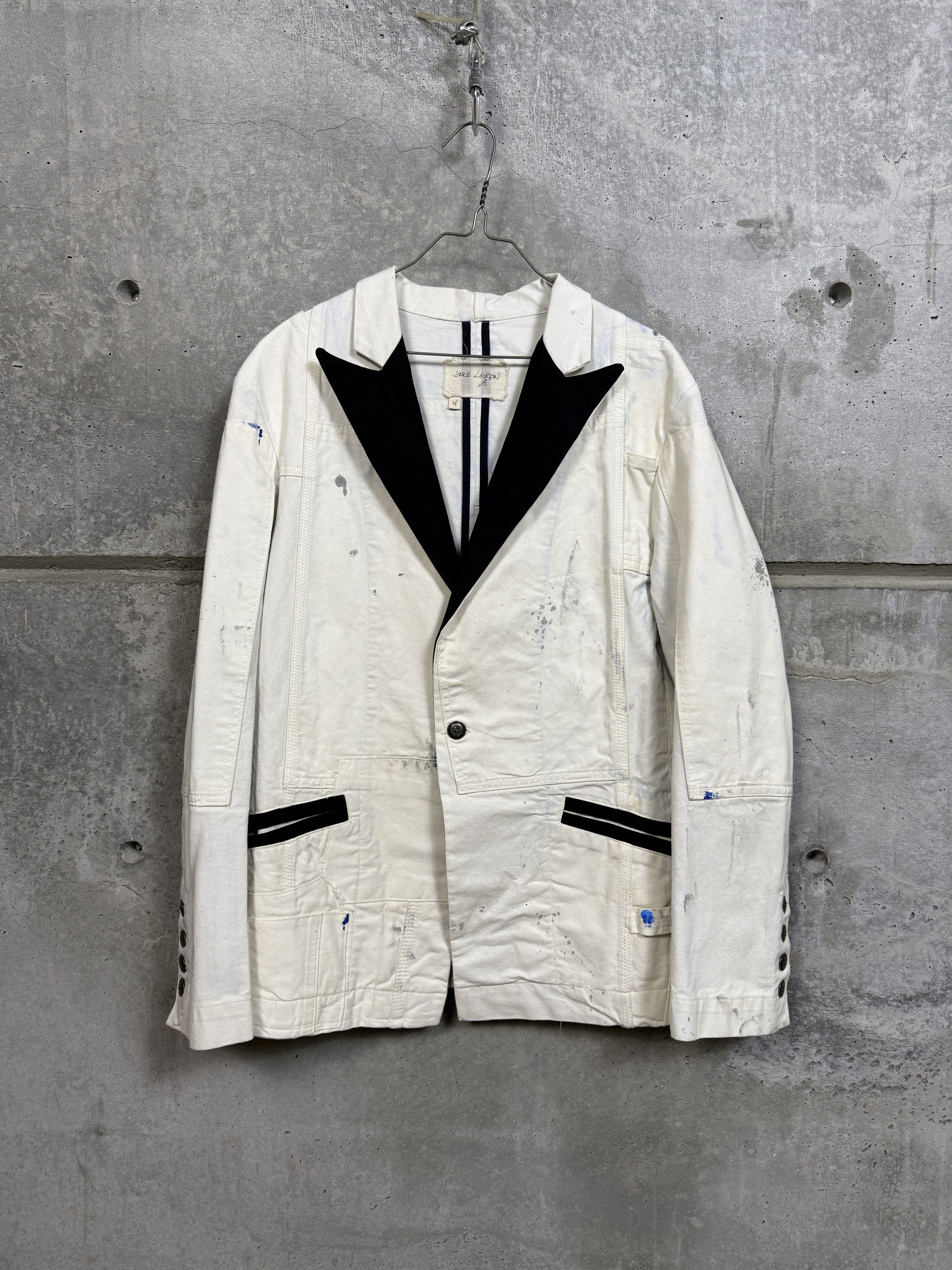Greg Lauren $1250 Greg Lauren Painters Pant Tux Jacket Size US XL / EU 56 / 4 - 1 Thumbnail