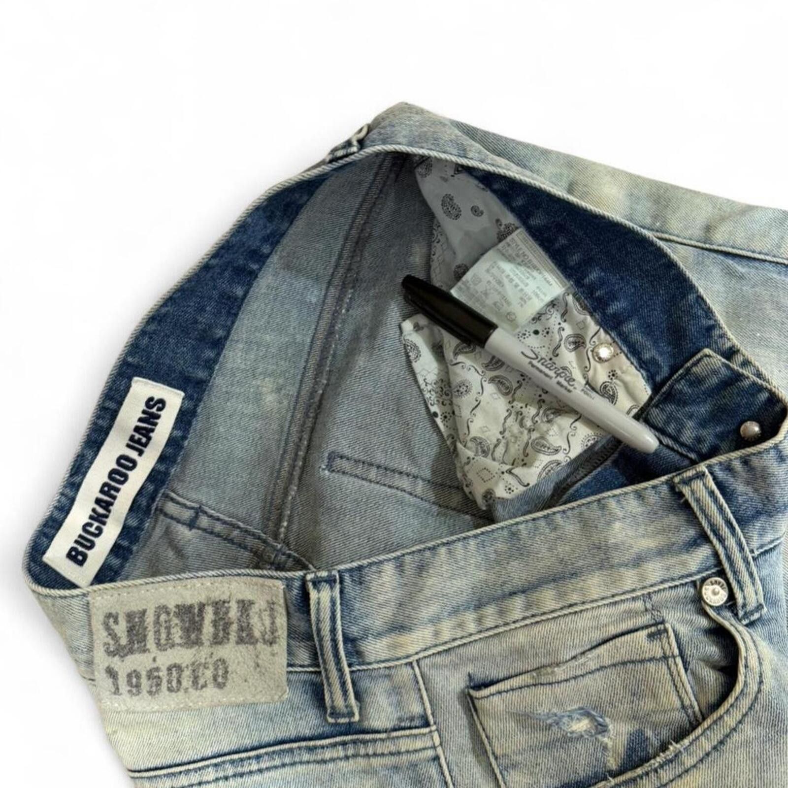 Other Buckaroo light wash denim jeans Size US 32 / EU 48 - 6 Thumbnail