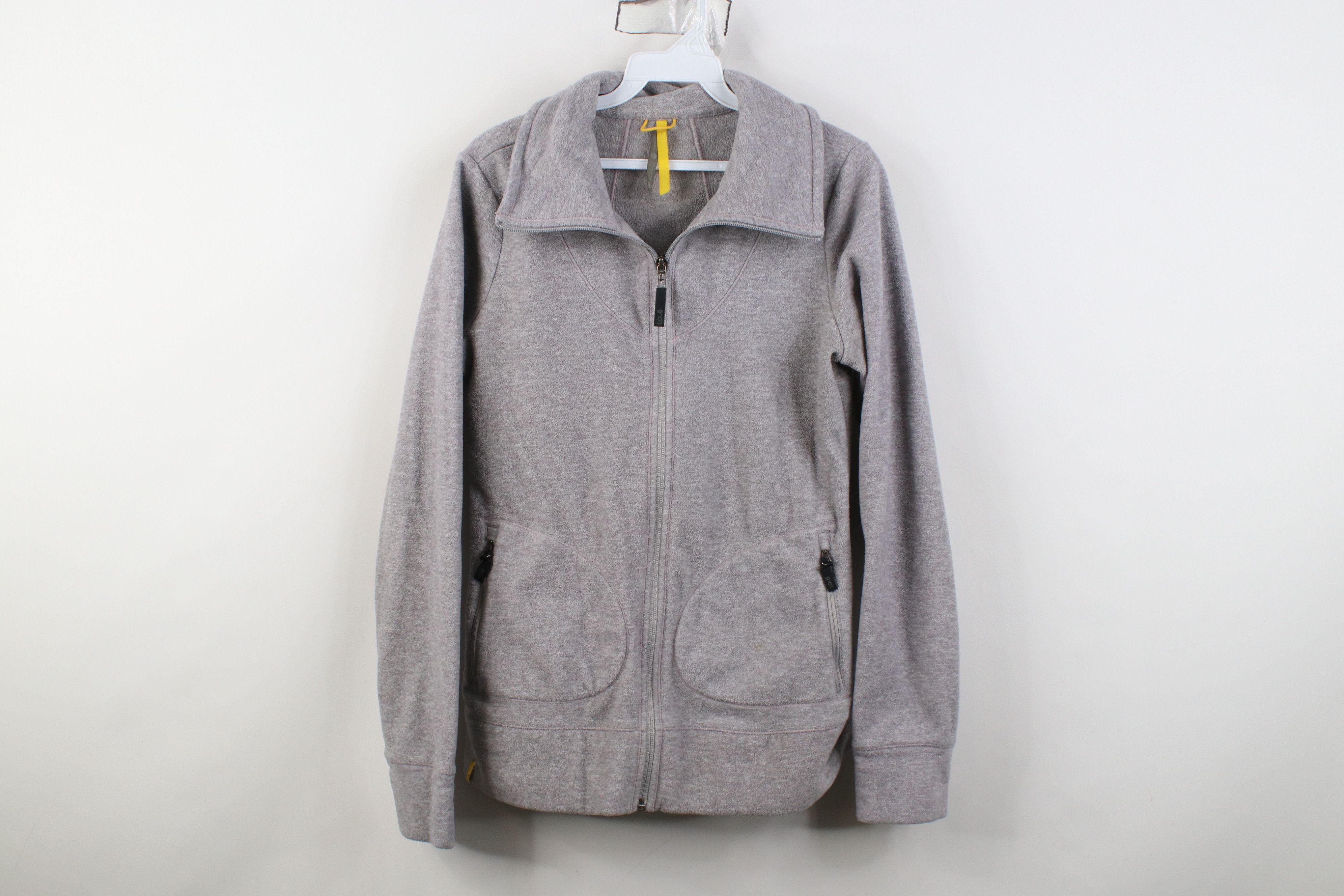 Vintage Lole Running Yoga Full Zip Jacket Light Purple Heather Gray Size M / US 6-8 / IT 42-44 - 1 Thumbnail