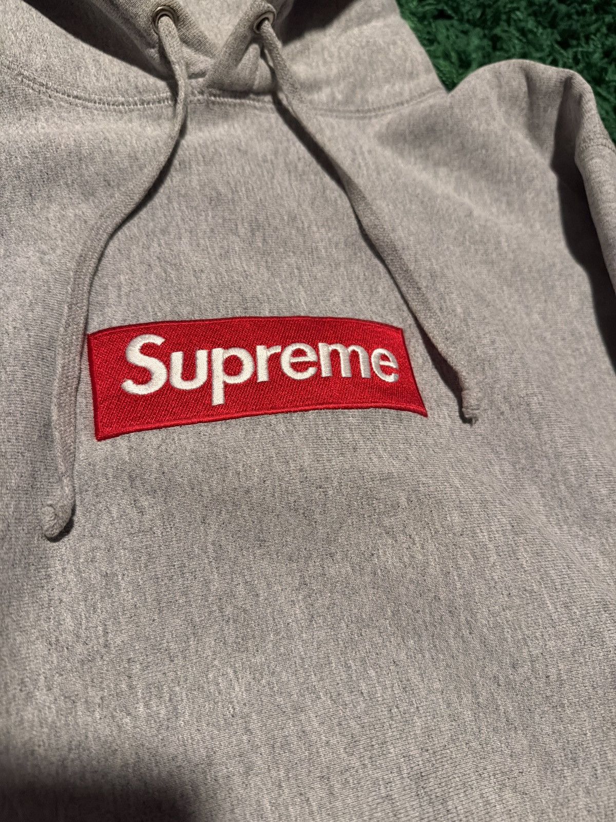 Supreme Supreme Box Logo Hoodie Heather Grey Fall/Winter 2016 Size US L / EU 52-54 / 3 - 2 Thumbnail