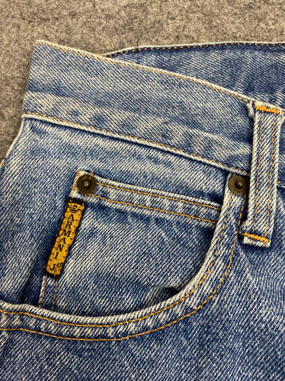 Armani vintage armani jeans made in italy nice design Size US 28 / EU 44 - 9 Thumbnail
