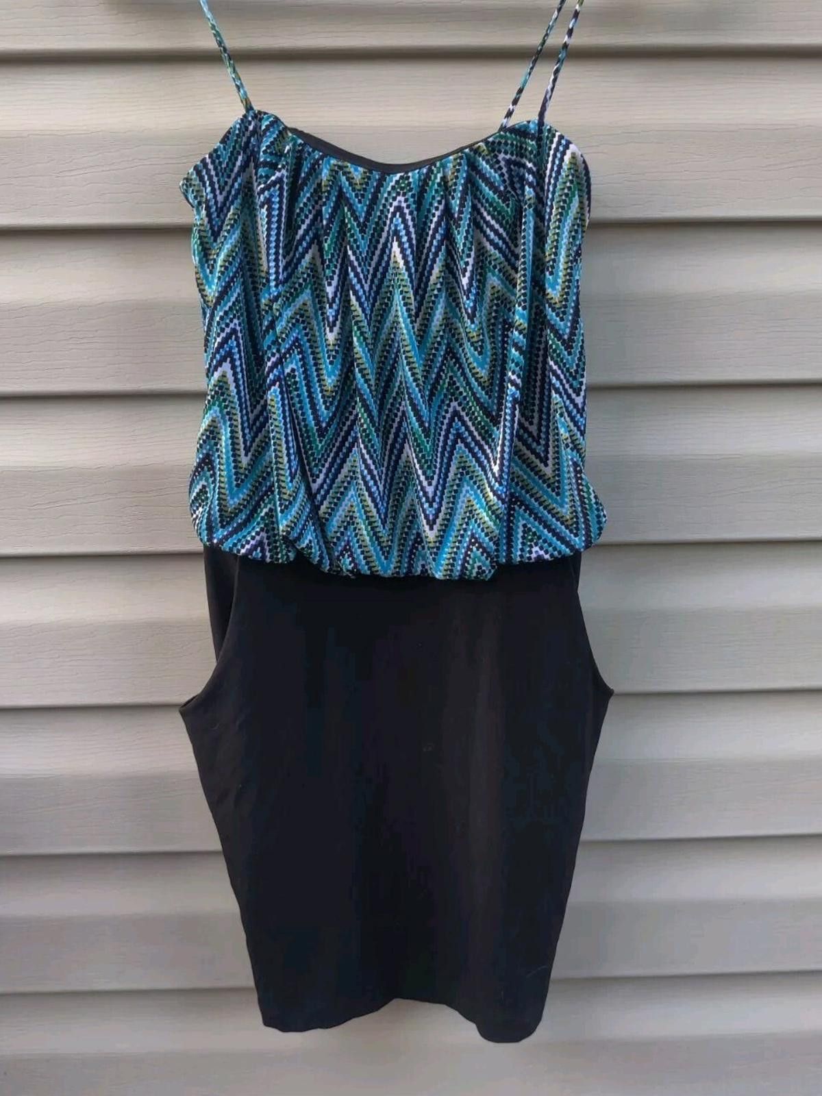Other Sweet Storm Dress Black Pencil Multicolor Print Skirt Junior Size M / US 6-8 / IT 42-44 - 2 Thumbnail