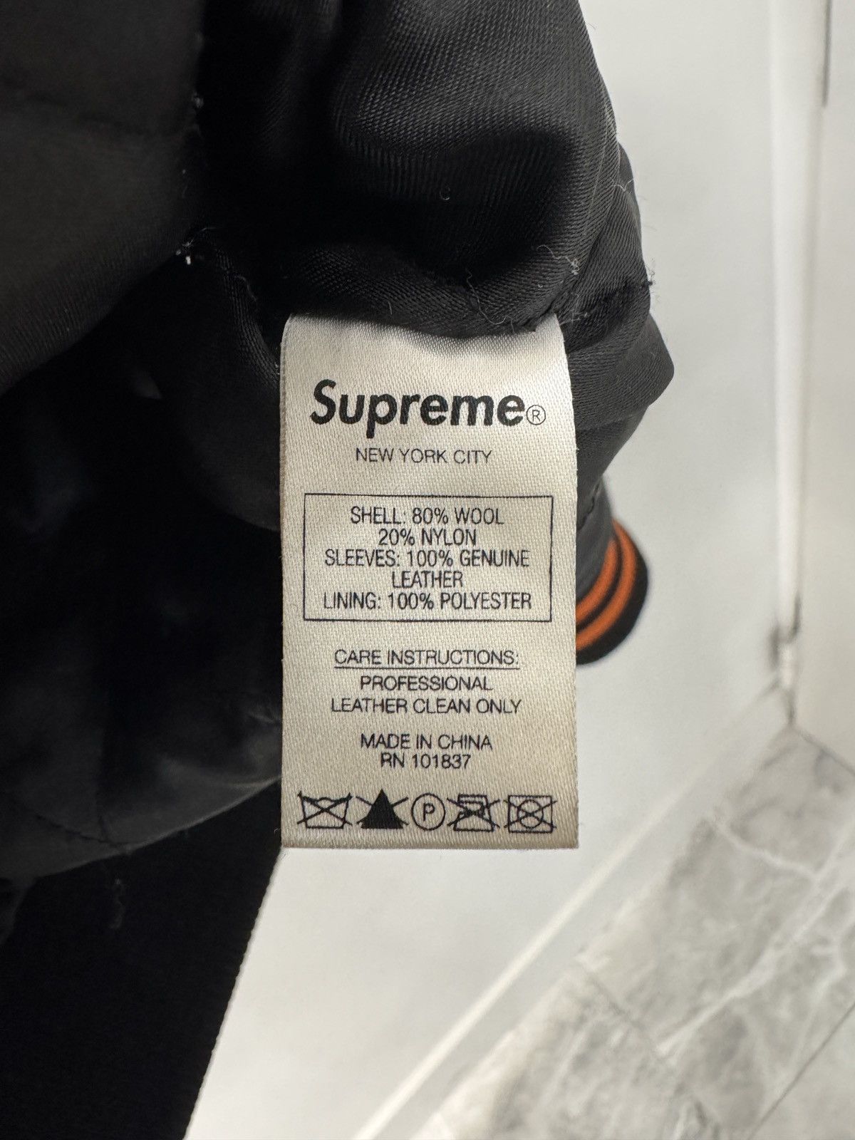 Supreme Supreme Supreme Team Orange Varsity Jacket Size US L / EU 52-54 / 3 - 9 Thumbnail