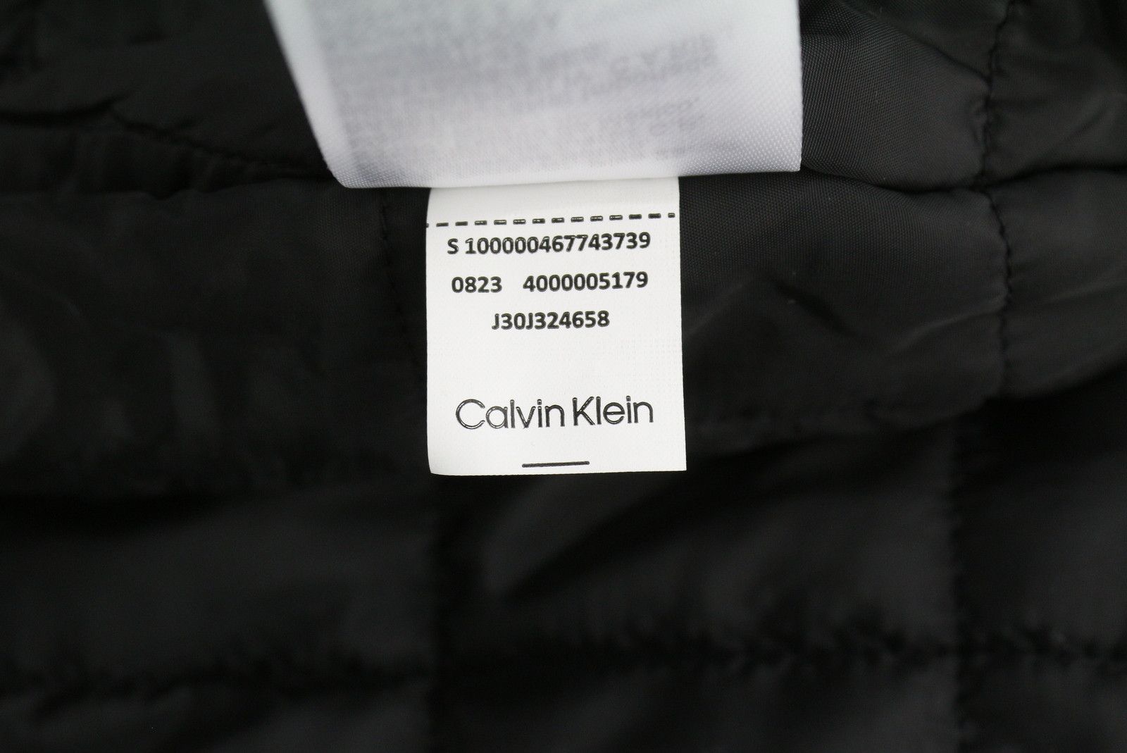 Calvin Klein M Black Logo Print Insulated Loose Fit Bomber 86393 Size US M / EU 48-50 / 2 - 13 Thumbnail