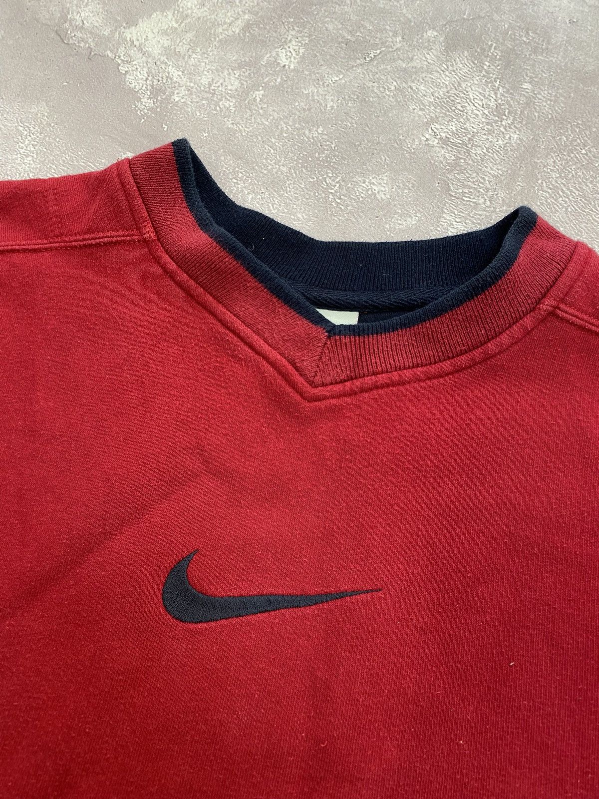 Nike Vintage 90s Nike Cental Logo Sweatshirt Big Logo Y2K Size US XXL / EU 58 / 5 - 4 Thumbnail
