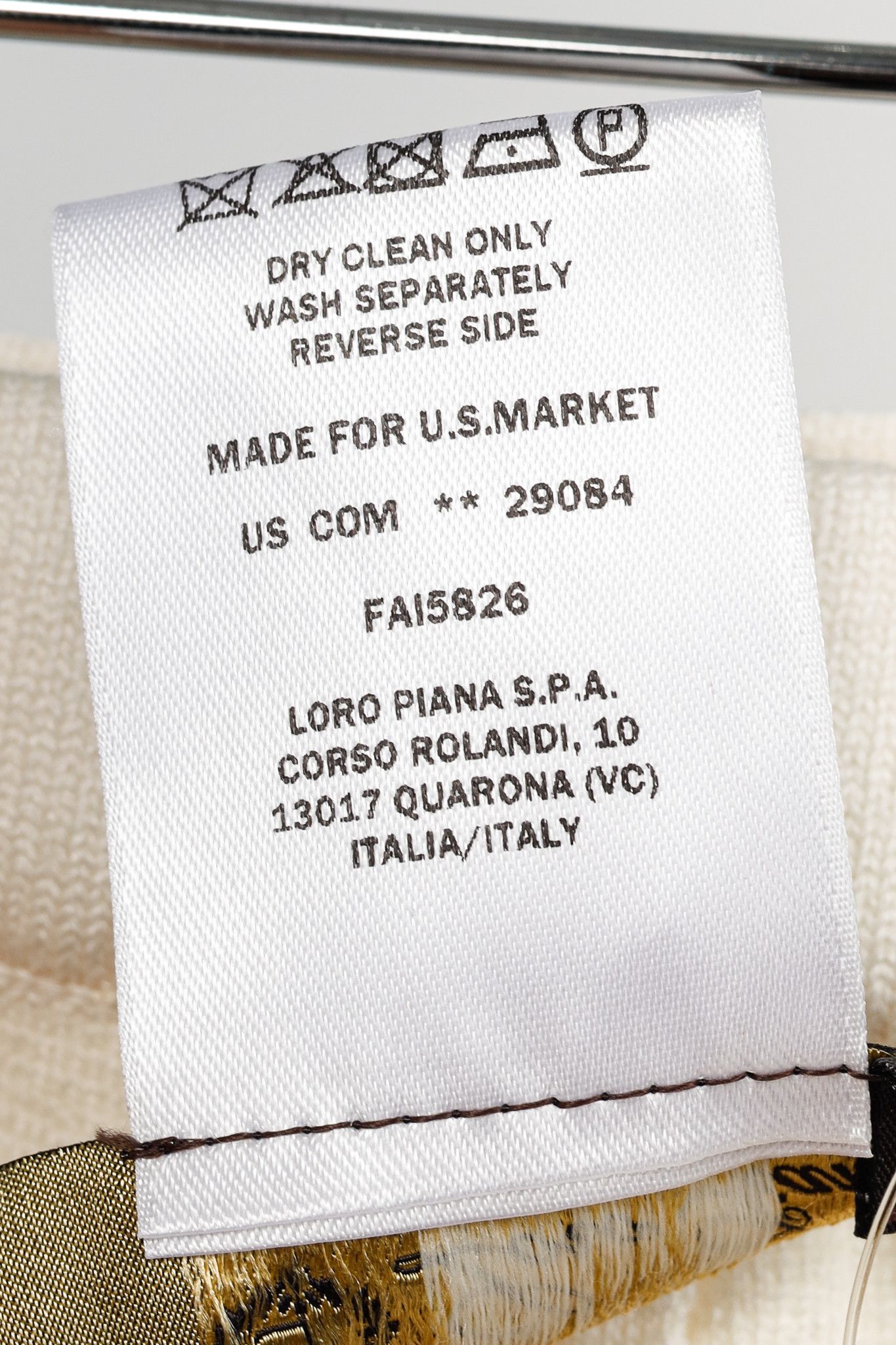 Loro Piana Loro Piana Ivory Silk & Cotton Knit Stripe-Belt Pants Size 27" / US 4 / IT 40 - 9 Thumbnail