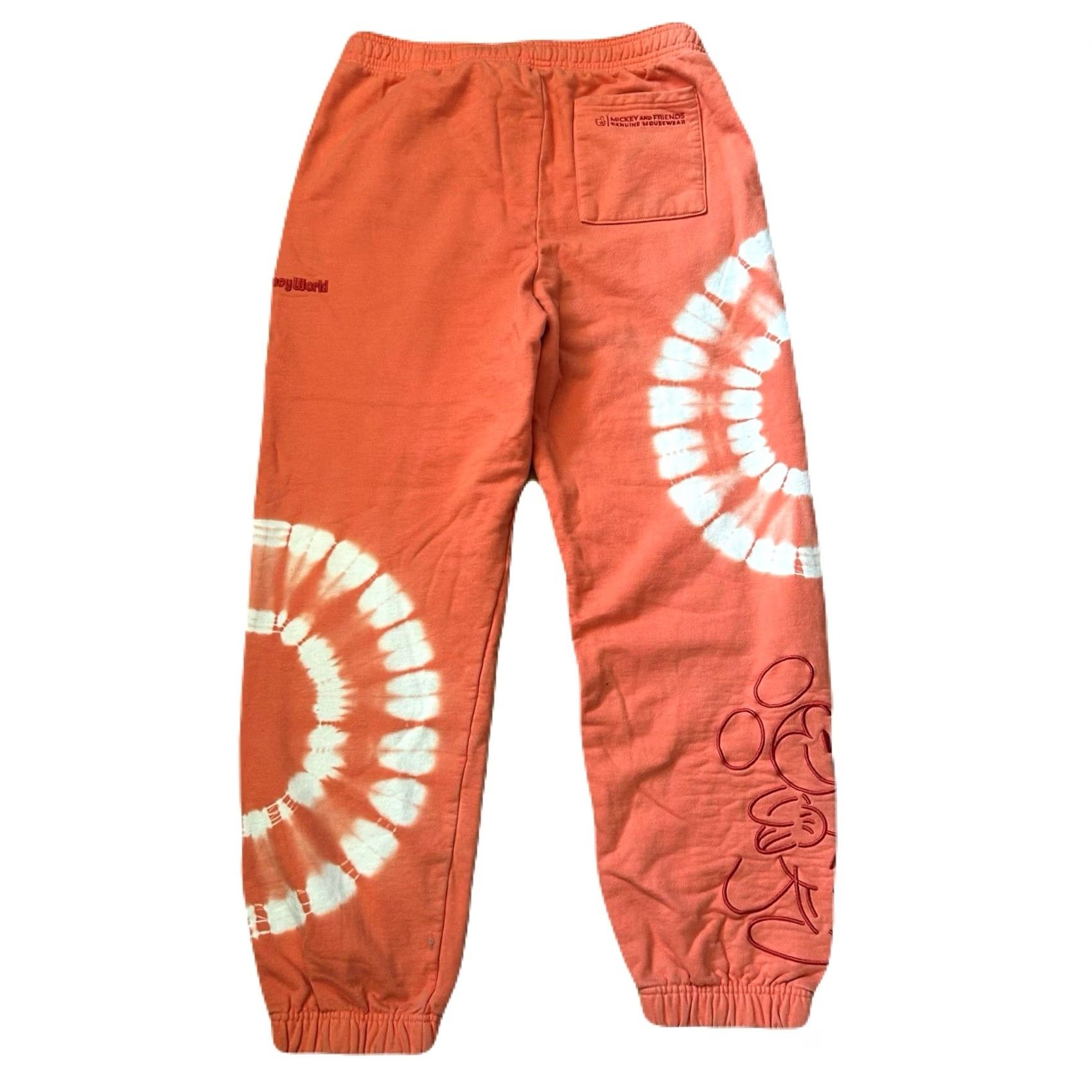 Disney Disney Mickey Mouse and Friends Tie Dye Sweatpants Women M Orange Pants Regular Sweatpants Size M Size 32" / US 10 / IT 46 - 2 Thumbnail
