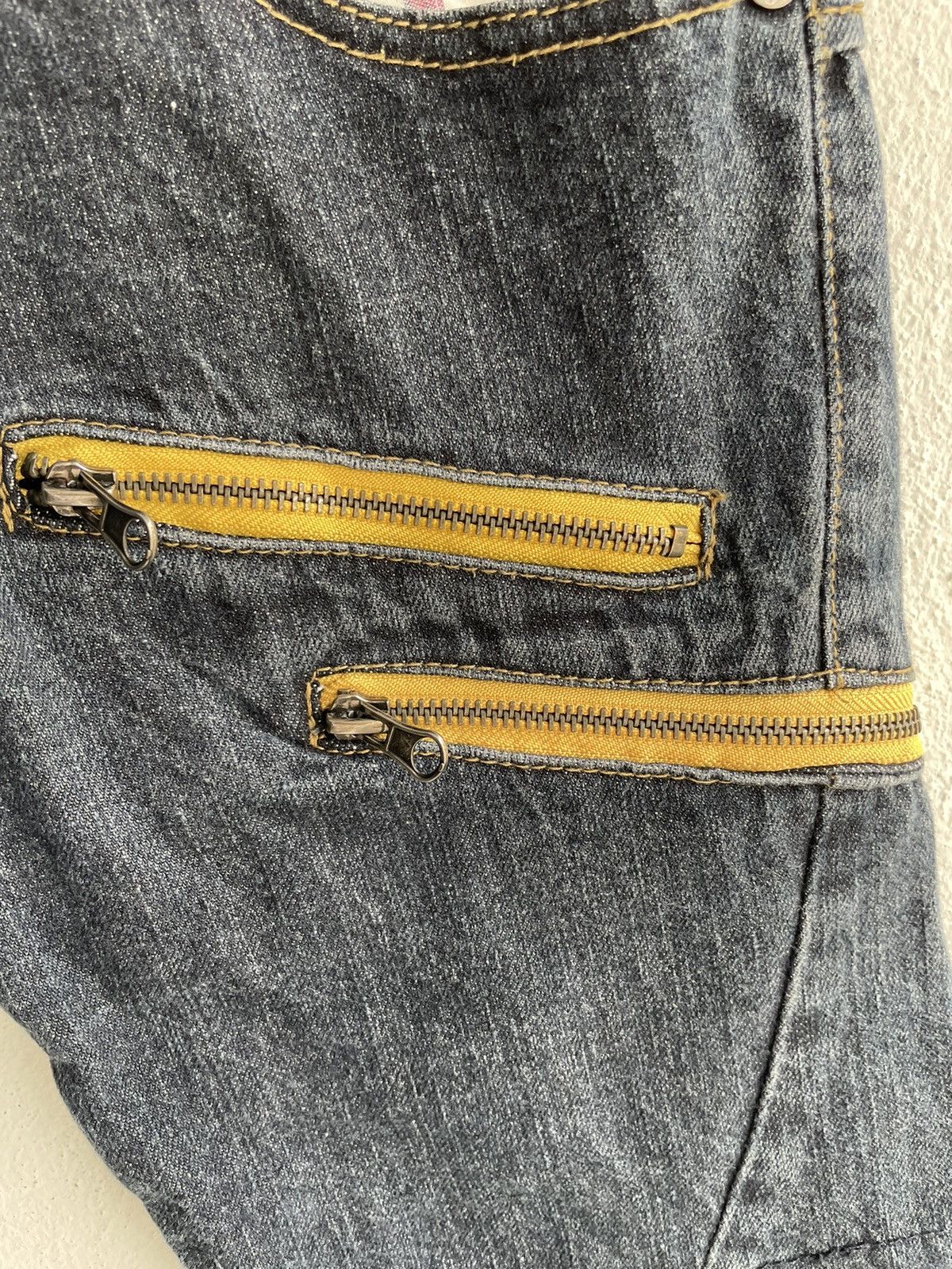 Hysteric Glamour × Japanese Brand Y2k Nylaus jeans Double Waist Ankle denim American state Size US 30 / EU 46 - 11 Thumbnail