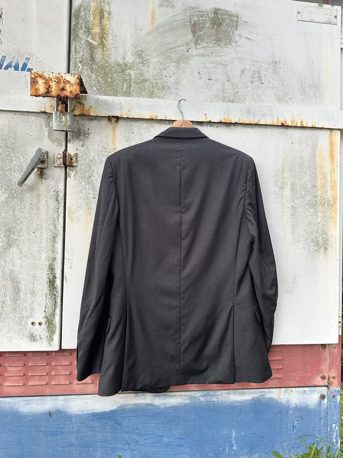 Helmut Lang 👹Vintage THRASHED Helmet Lung Wool Blazer Jacket Size US M / EU 48-50 / 2 - 10 Thumbnail