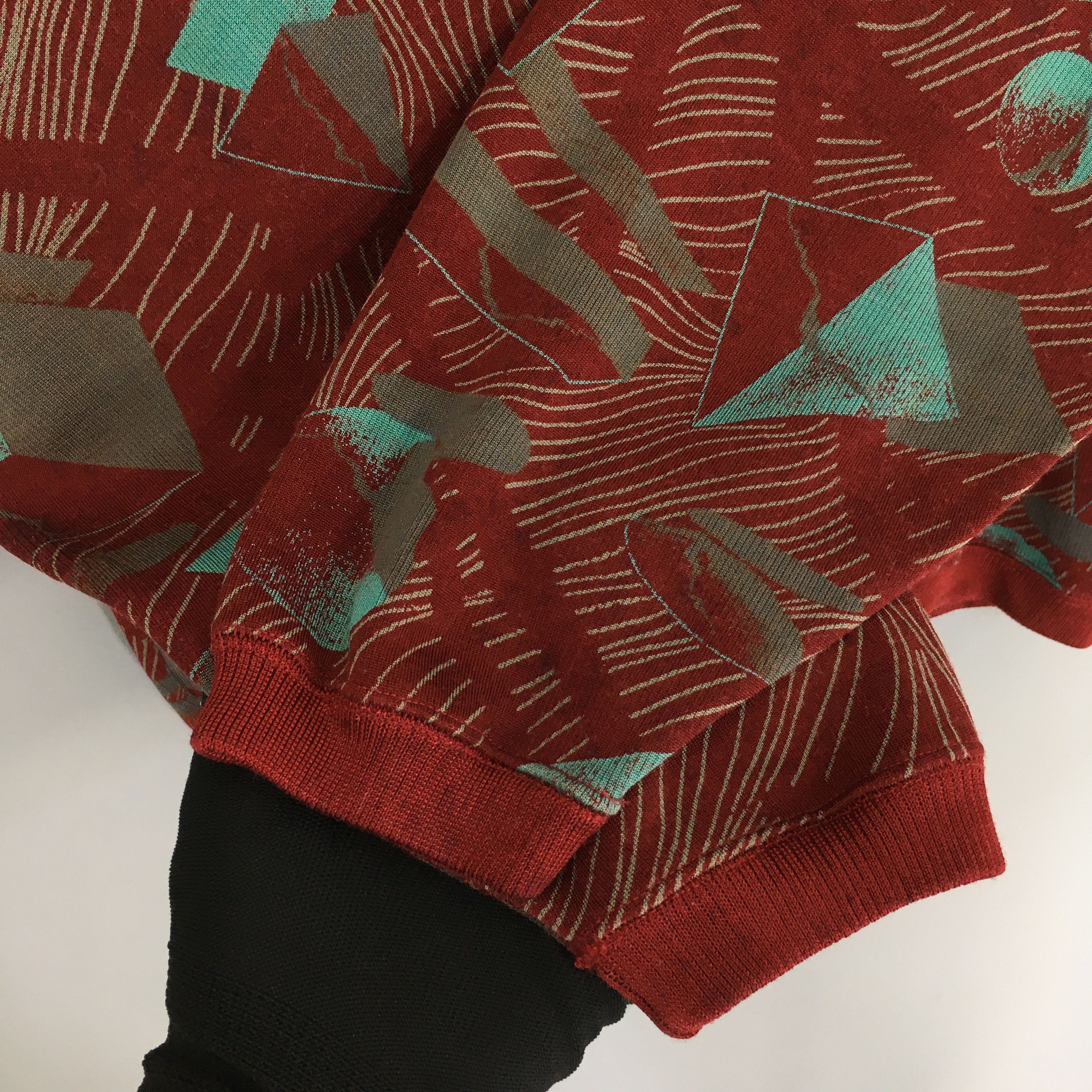 Japanese Brand × Vintage RARE Vintage 80s Kohshin Satoh Arrston Volaju Knit Sweater Size US M / EU 48-50 / 2 - 4 Thumbnail