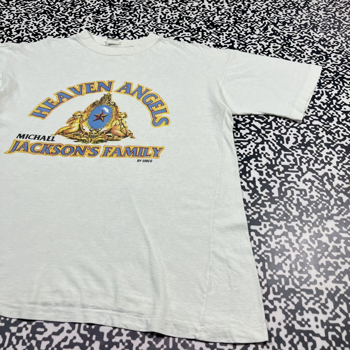 Michael Jackson Vintage 90s Rare Michael Jackson Heaven Angels Band T-shirt Size US XL / EU 56 / 4 - 9 Thumbnail