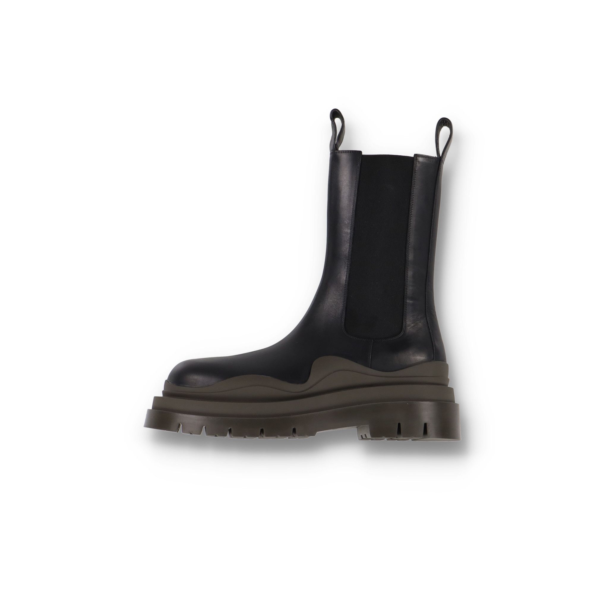 Bottega Veneta Black Camping Tire Chelsea Boots Size US 8.5 / EU 41-42 - 1 Thumbnail