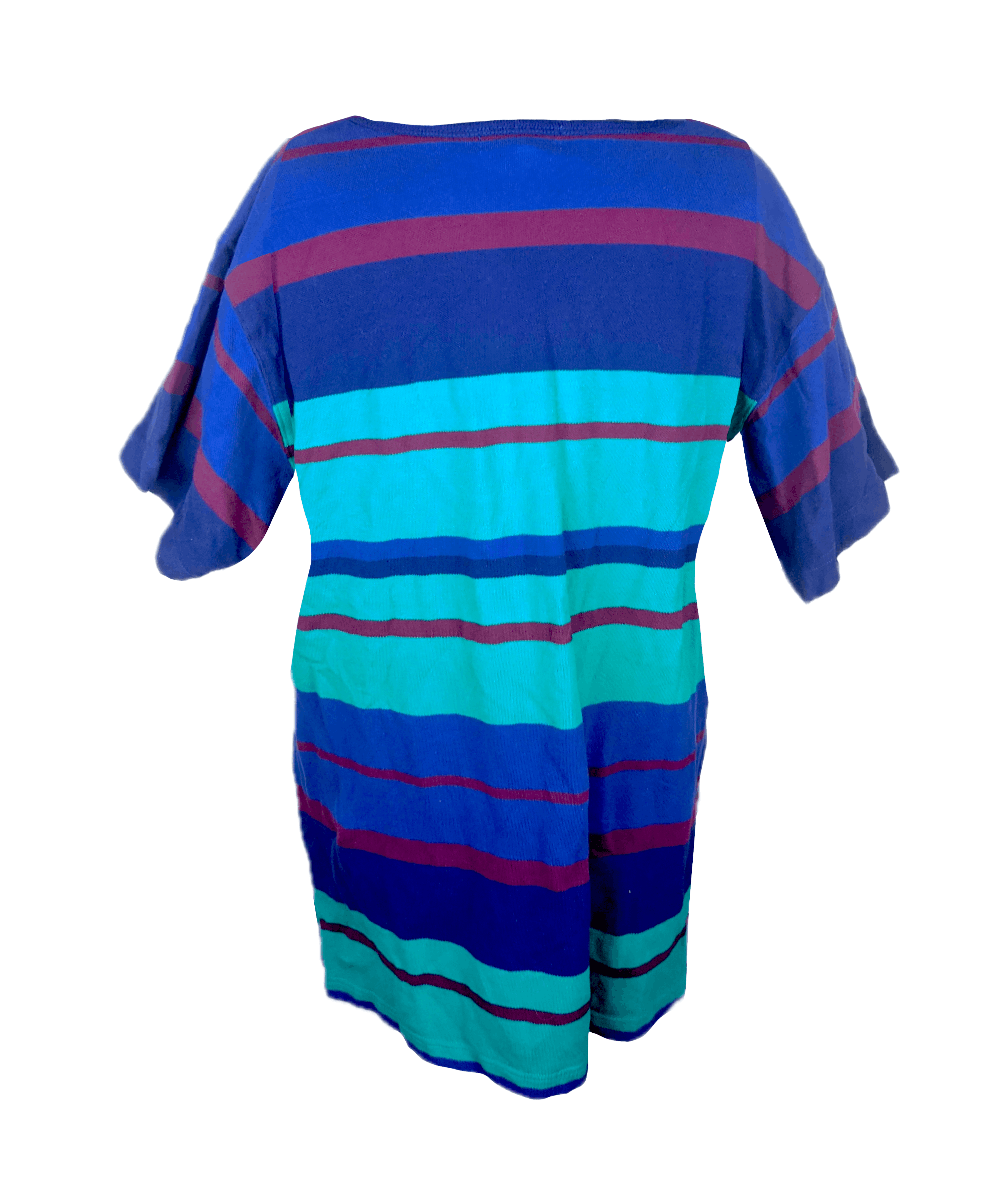 Jones New York 1990's Jones New York Striped Top Size L / US 10 / IT 46 - 4 Thumbnail