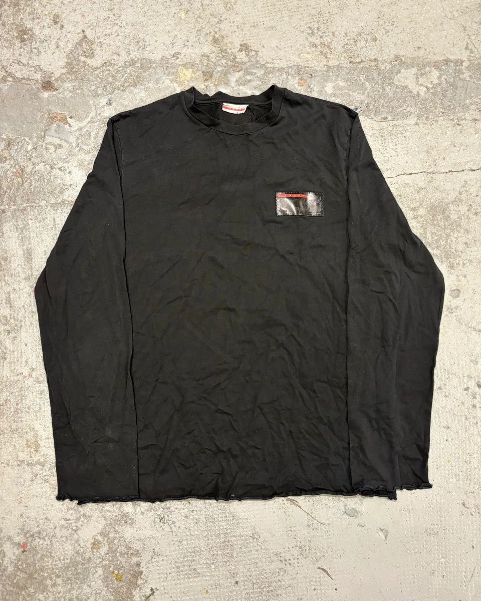 Prada × Streetwear × Vintage PRADA LUNA ROSSA Long Sleeve Shirt