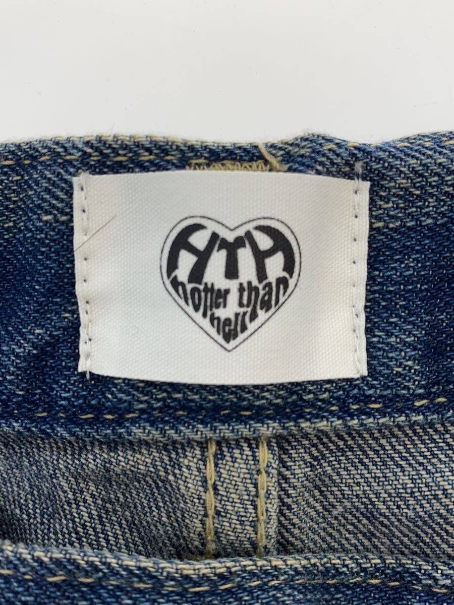 Hysteric Glamour Wide Leg Aged Cargo Denim Jeans Size US 29 - 4 Thumbnail