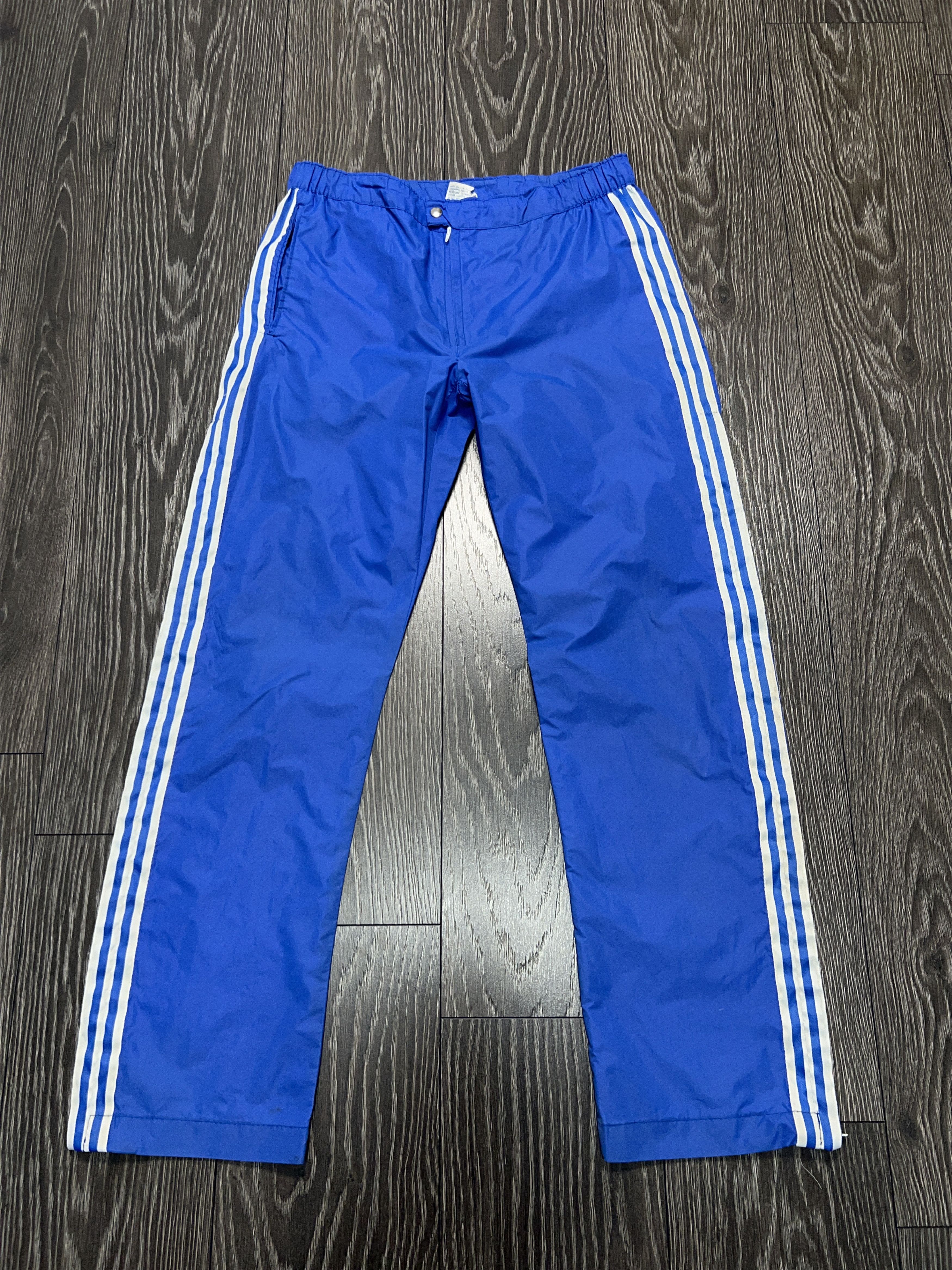 Vintage 1980s Adidas Ventex Nylon Lightweight Rain Suit Jacket Pants Size US S / EU 44-46 / 1 - 16 Thumbnail
