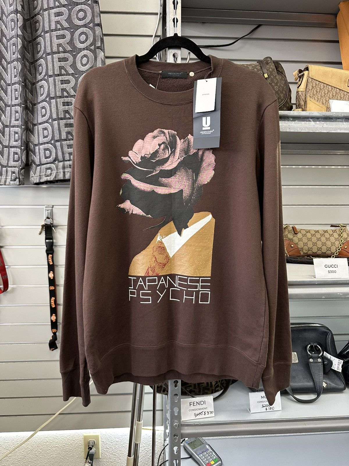 Undercover NWT JAPANESE PSYCHO FLOWER SWEATSHIRT Size US XL / EU 56 / 4 - 1 Thumbnail