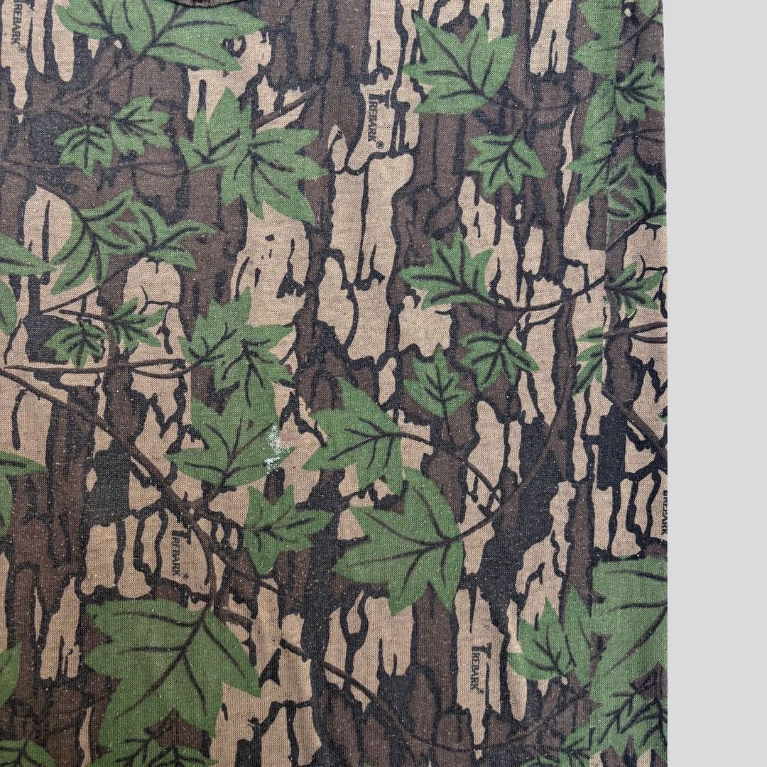 Vintage Trebark Duck Bay 1980 Vintage Camo Camouflage USA T-Shirt Size US L / EU 52-54 / 3 - 5 Thumbnail