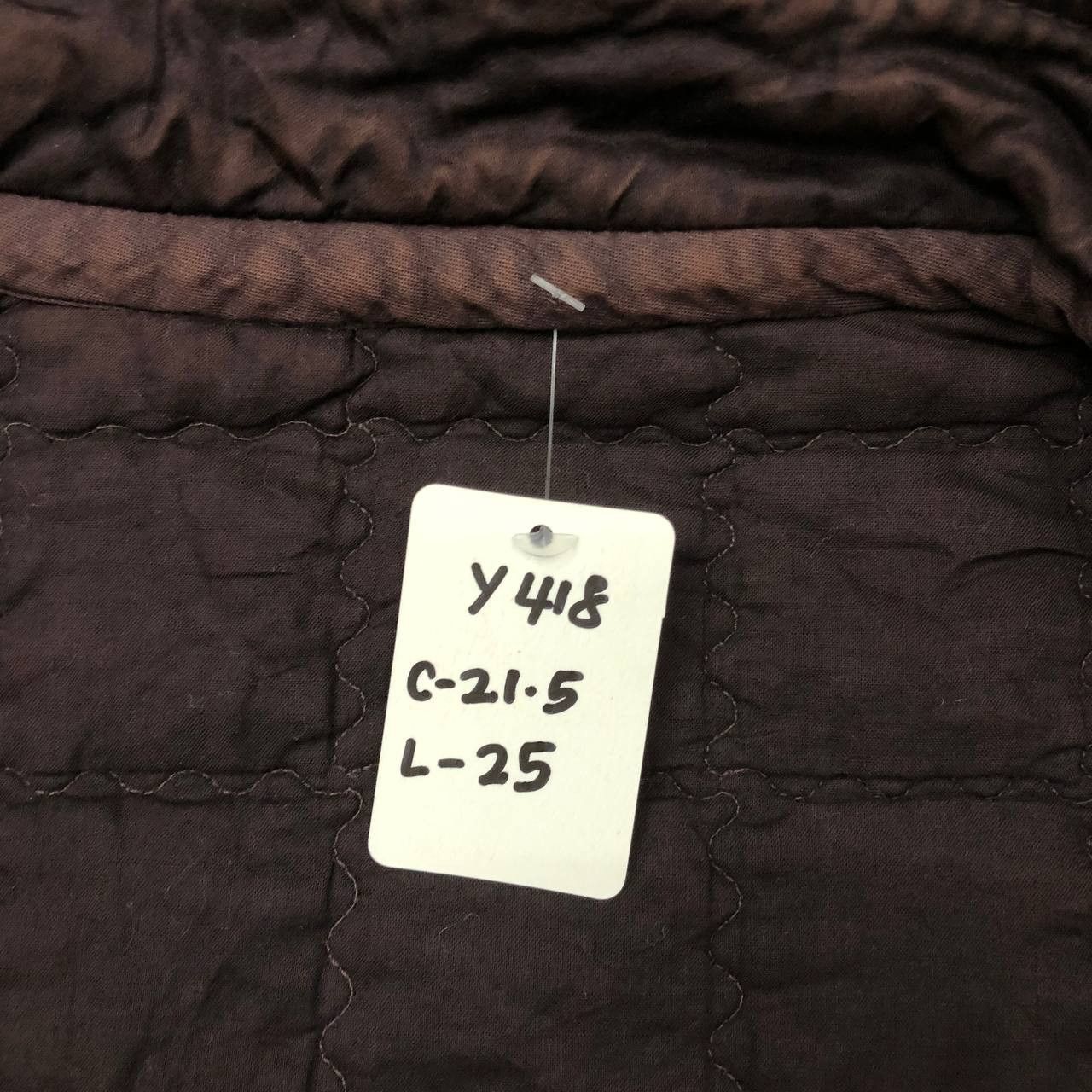 Japanese Brand × Vintage Y418 VTG JAPAN QUILTED DOWN JACKET BAMBOO BUTTON Size US M / EU 48-50 / 2 - 5 Thumbnail