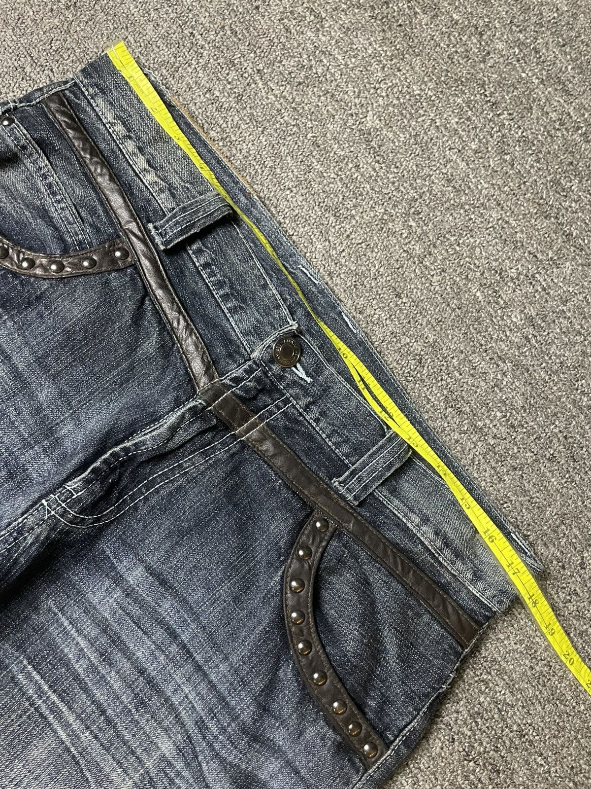 Japanese Brand × Vintage Vintage ORIRIN Brand Distressed Punk Jeans (112) Size US 35 - 8 Thumbnail