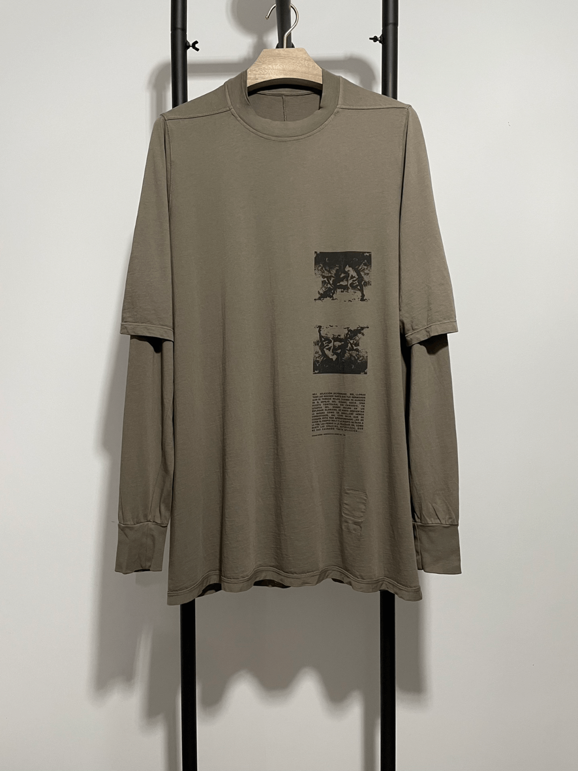 Rick Owens Sz M Rick Owens Drkshdw Fake Layers Sweatshirt mojos918937 Size US M / EU 48-50 / 2 - 1 Thumbnail