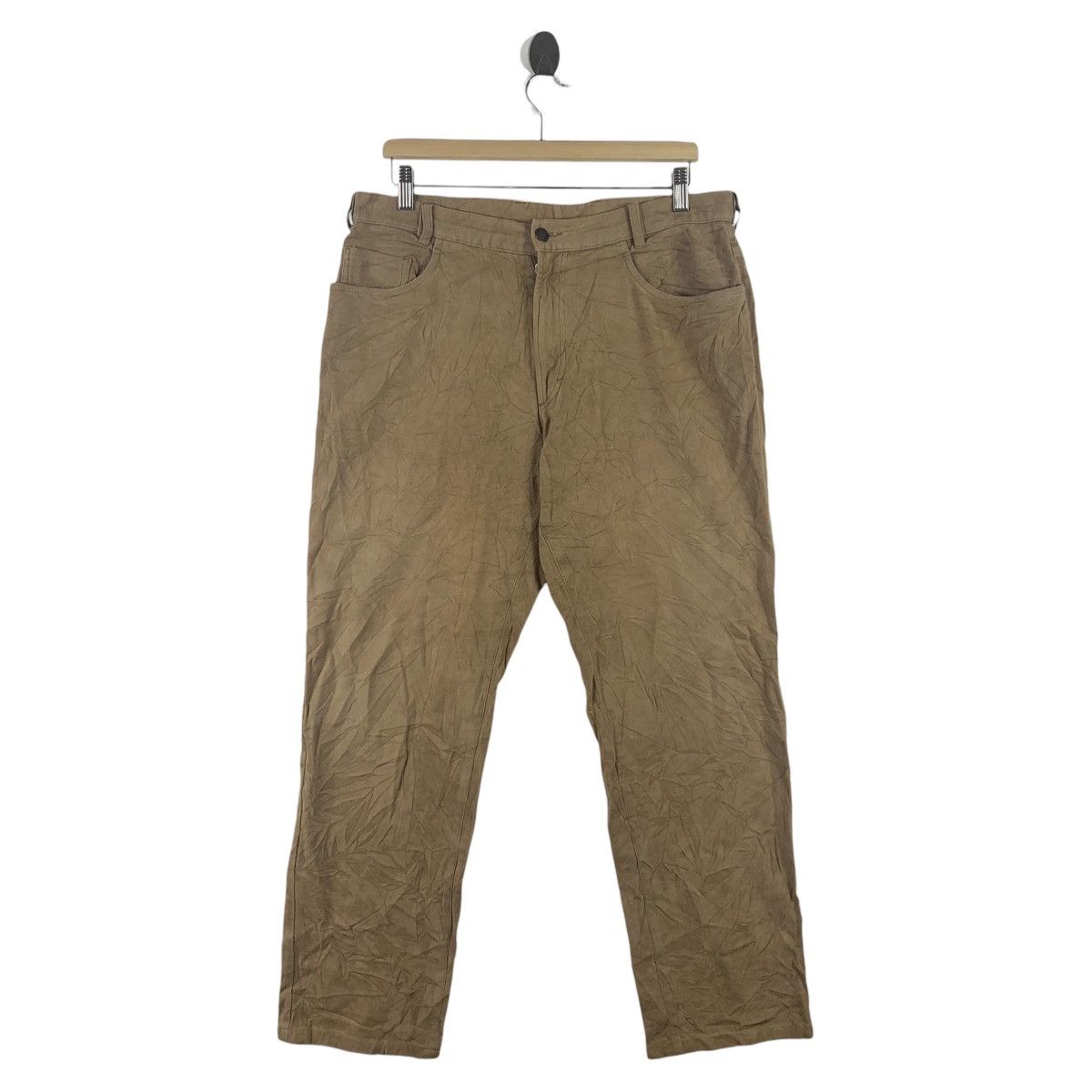 Burberry × Designer BURBERRY Black label brown colour jeans Size US 34 / EU 50 - 1 Thumbnail