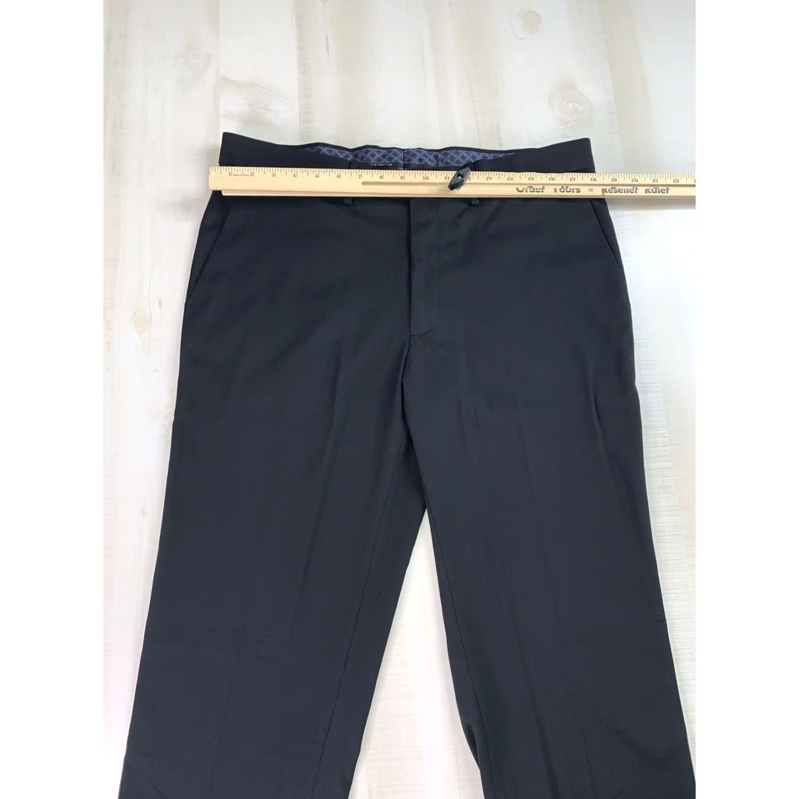 Haggar Haggar Dress Pants Mens 36x32 Straight Fit Black Premium EUC-12790 Size US 36 / EU 52 - 3 Thumbnail
