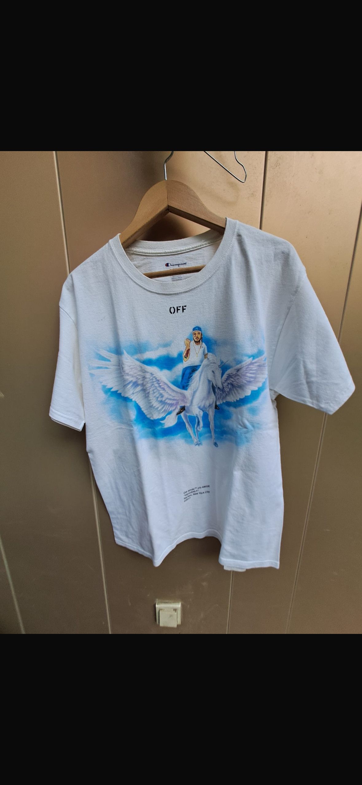 Off White ASAP Yams Memorial T shirt Tops