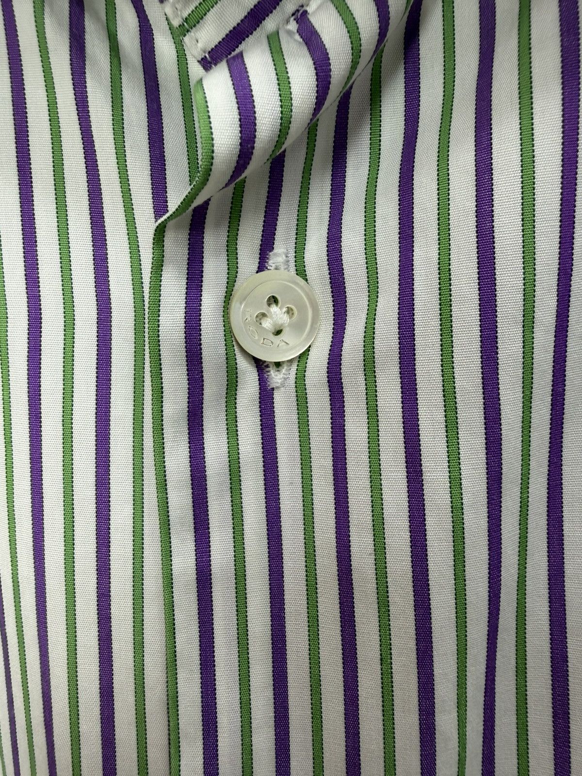 Other RODA Striped Cotton Shirt Men’s Size 42 16 1/2 Size US L / EU 52-54 / 3 - 5 Thumbnail