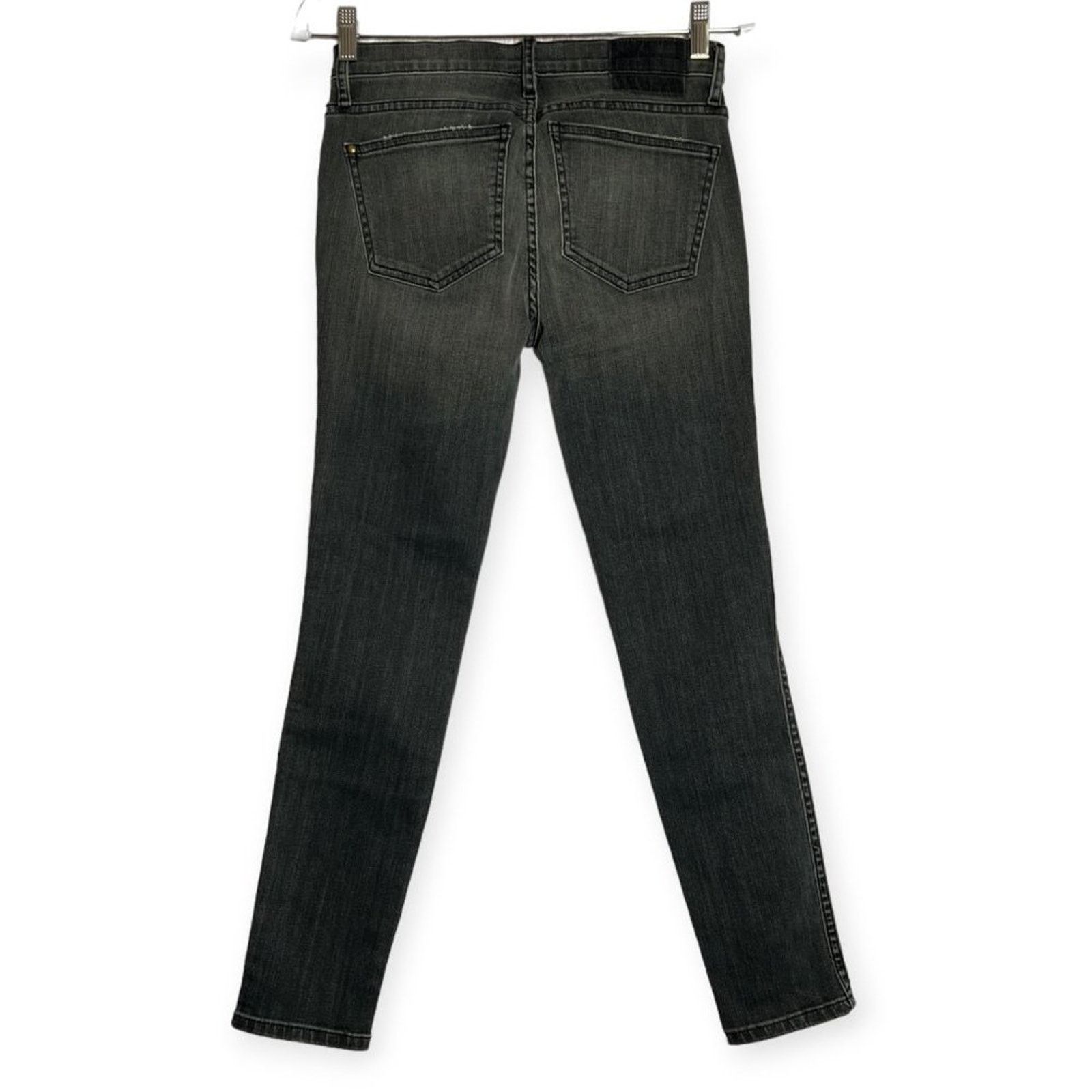 THE GREAT THE GREAT Almost Skinny Jeans Black Gray 24 Size 24" / US 00 / IT 34 - 2 Thumbnail