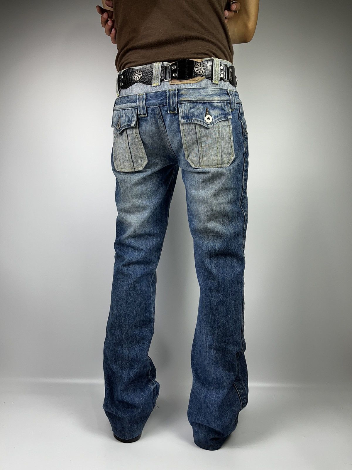 Diesel × If Six Was Nine × Japanese Brand Diesel double waist jeans pant 28x39 Size US 31 - 14 Thumbnail