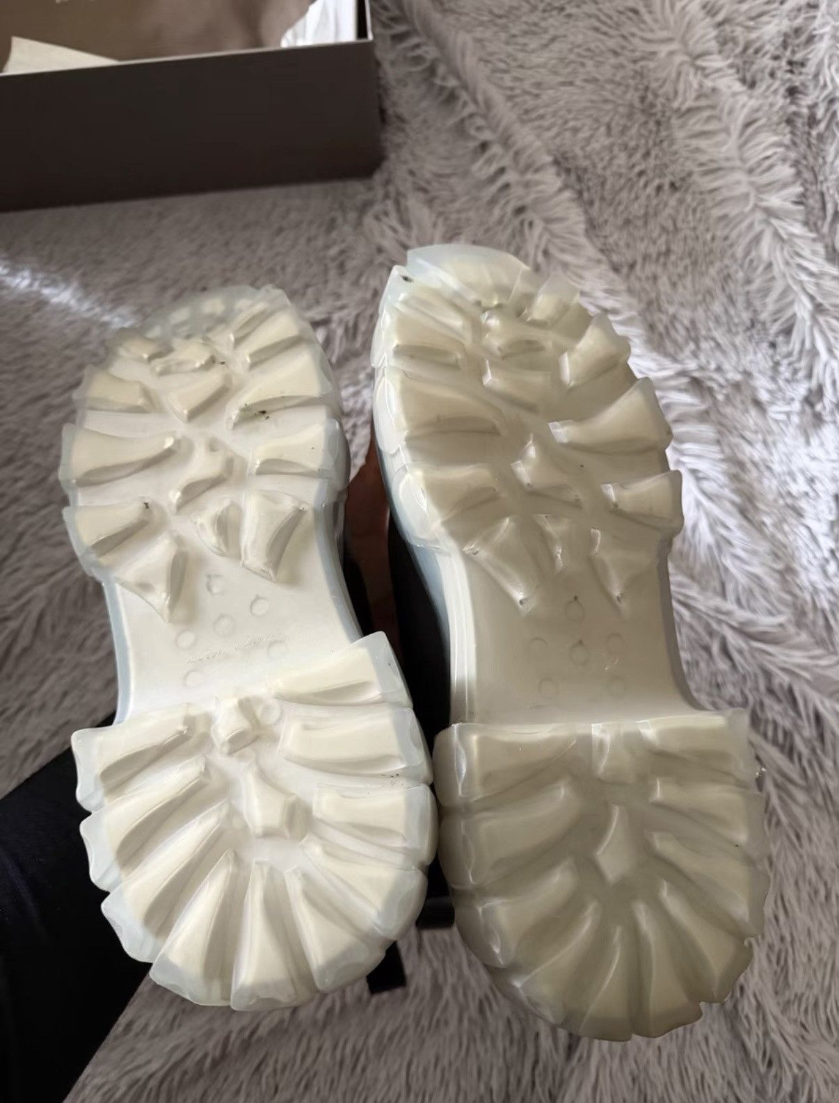 Rick Owens Rick Owens transparent crystal sole suede platform boots Size US 8.5 / EU 41-42 - 5 Thumbnail