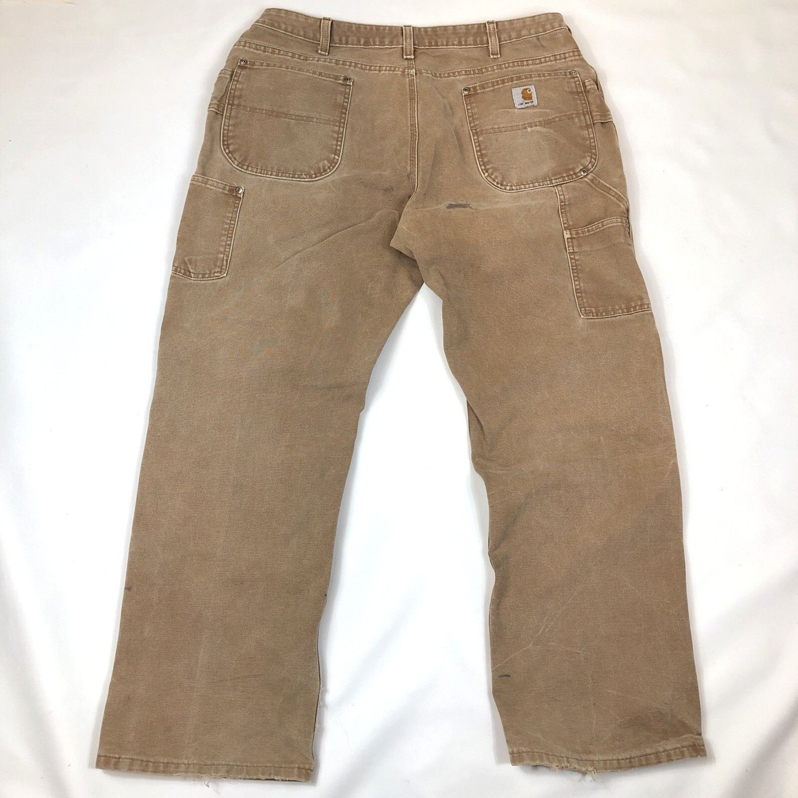 Carhartt Carhartt Womens Double Knee Canvas Pant Brown Tag 18 x 32 Size 37" - 2 Thumbnail