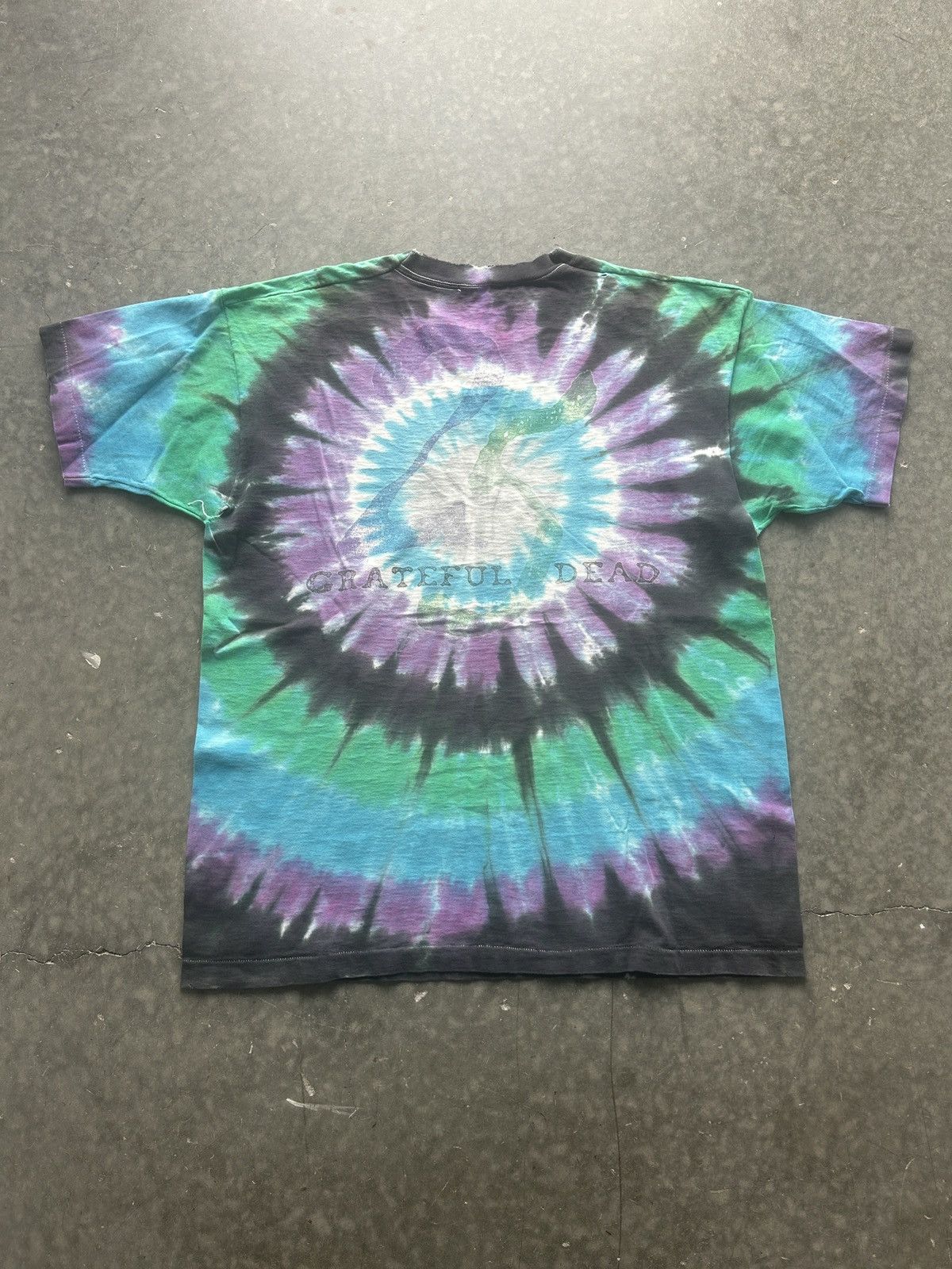 Band Tees × Vintage Vintage 90s Grateful Dead Graphic Tee Thrashed Size US XL / EU 56 / 4 - 10 Thumbnail