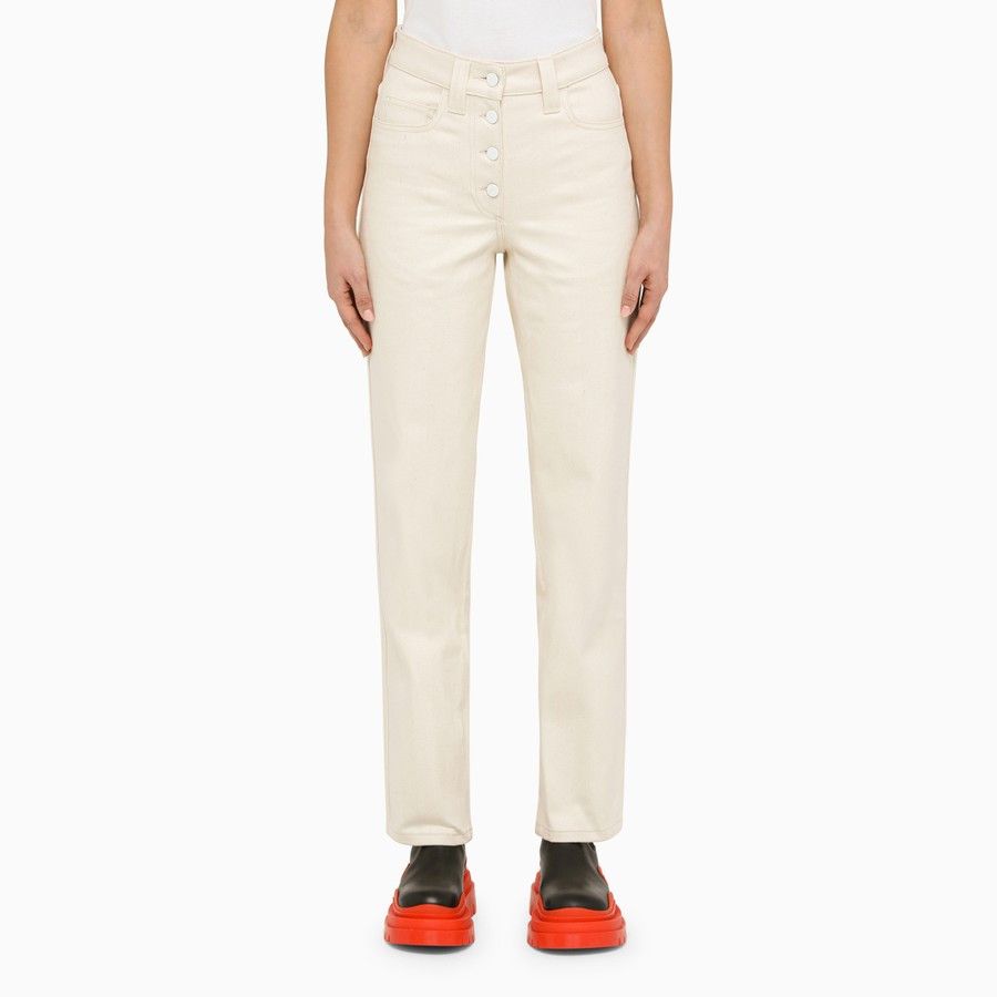 o1d2blof1024 Cotton Jeans In Beige