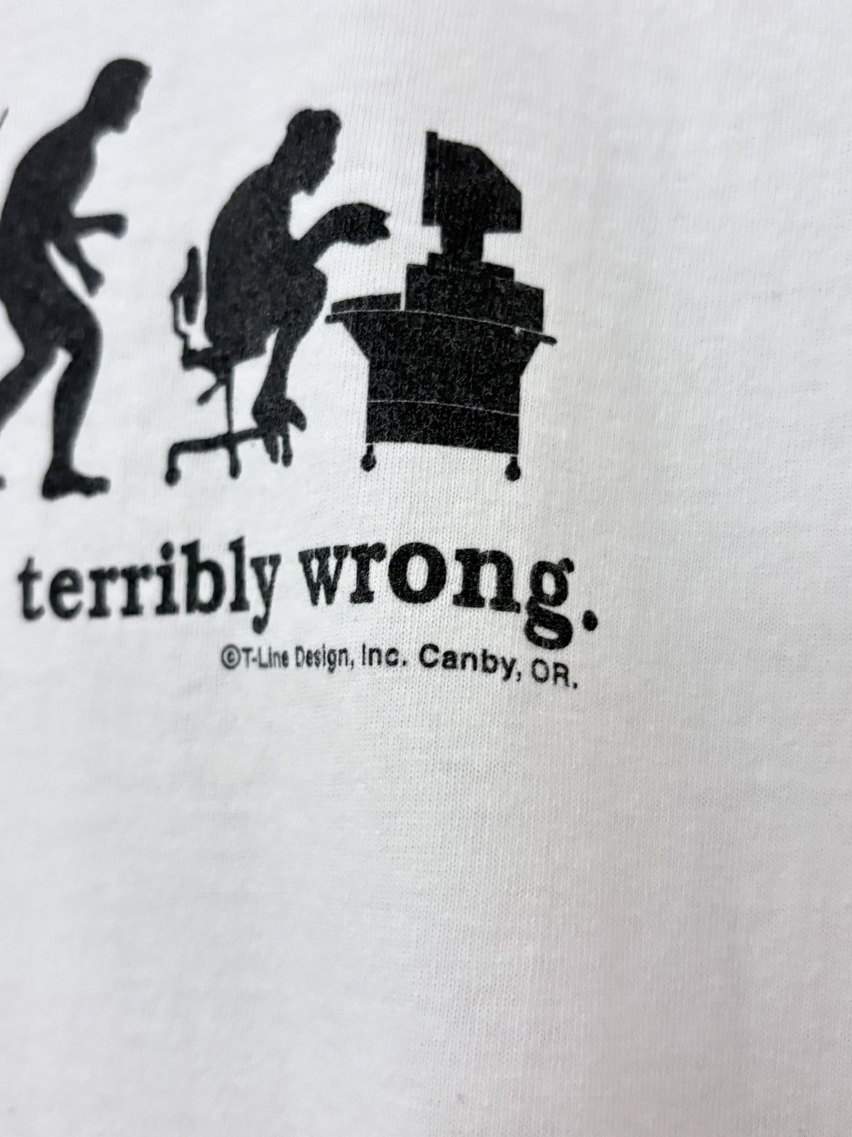 Vintage 00’s Evolution Something Somewhere Went Terribly Wrong Tee Size US L / EU 52-54 / 3 - 4 Thumbnail