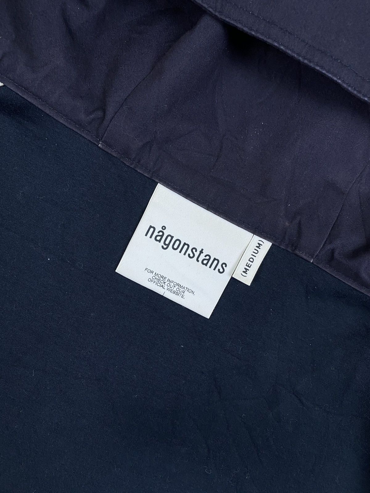 Japanese Brand Nagonstans Water Resistent Navy Color Hooded Parka Jacket Size US XL / EU 56 / 4 - 9 Thumbnail
