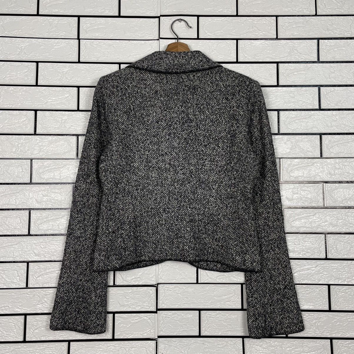 Japanese Brand Japanese Designer Noriko Herringbone Cascading Front Jacket Size S / US 4 / IT 40 - 7 Thumbnail