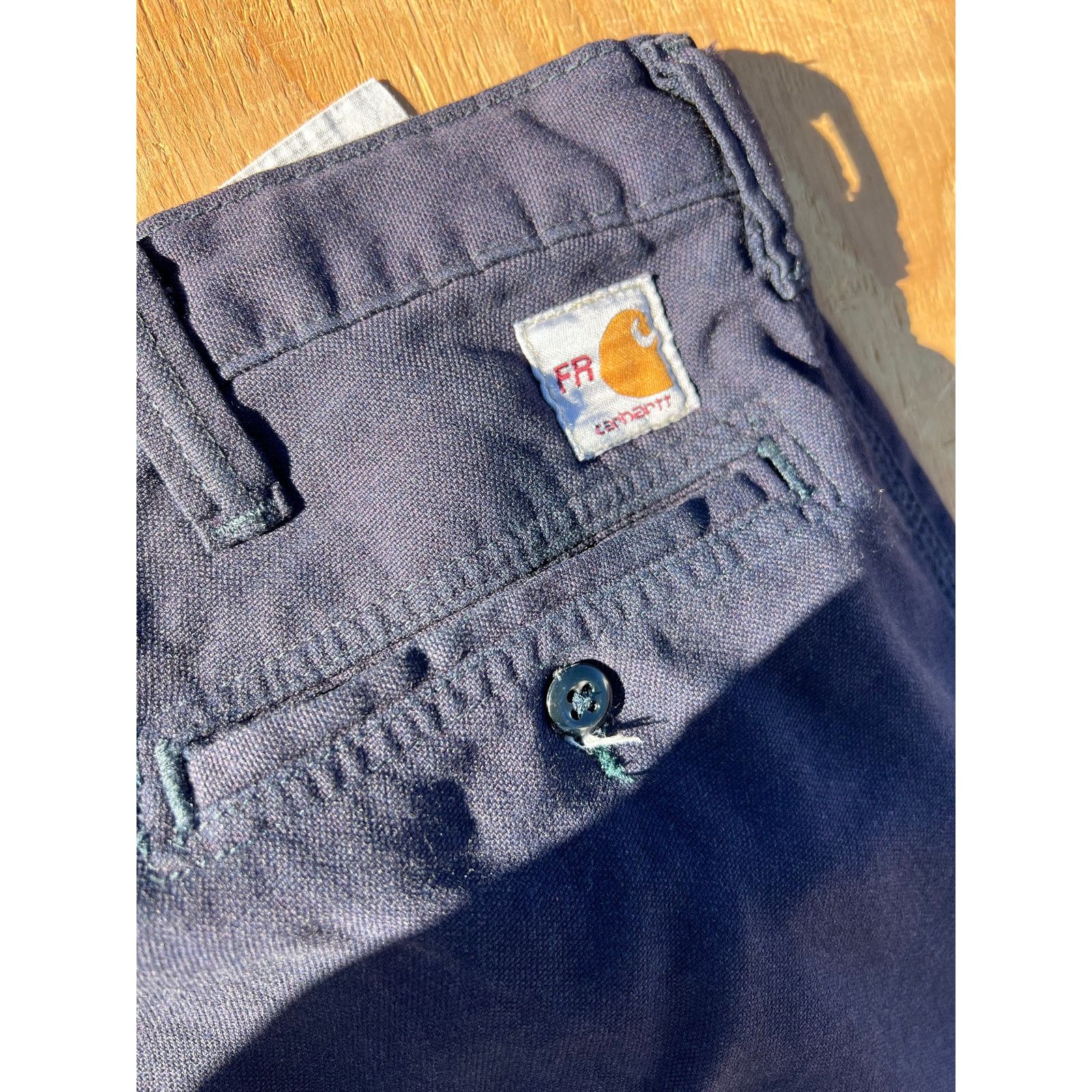 Carhartt Carhartt Flame Resistant FR Navy Blue Cargo Men's Size 36x34 Size US 36 / EU 52 - 5 Thumbnail