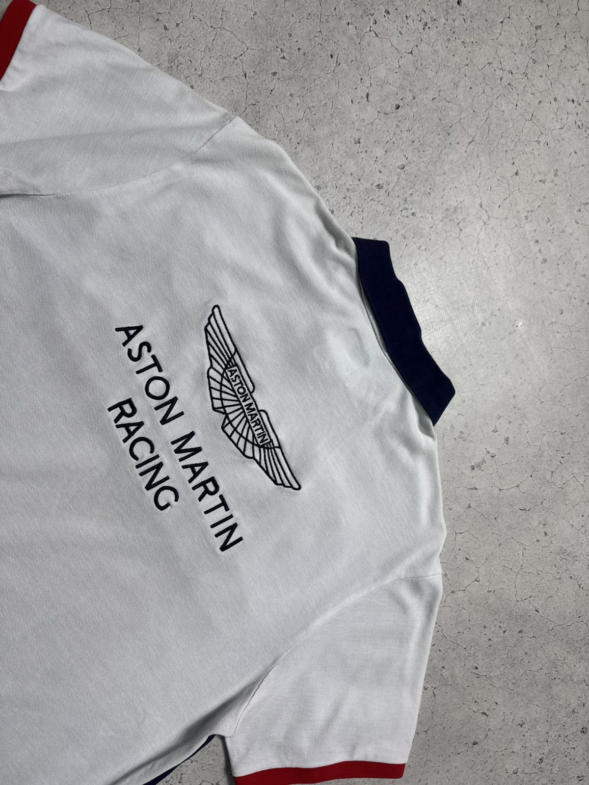 Hackett Hackett Aston Martin Racing #95 Vintage Polo Shirt Size US L / EU 52-54 / 3 - 12 Thumbnail