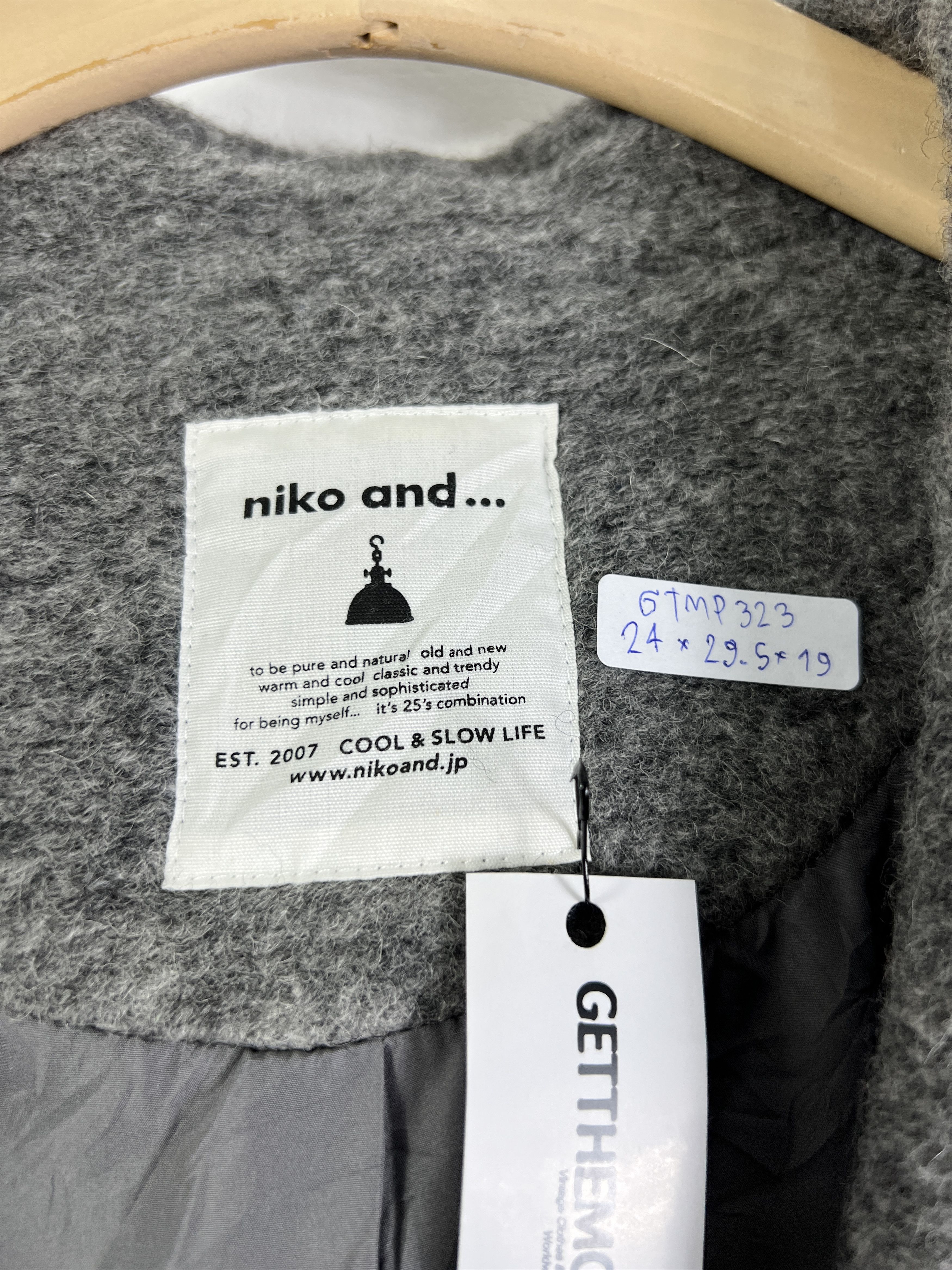 Japanese Brand Niko and... Wool Blazer GTMP323 Size 48R - 2 Thumbnail