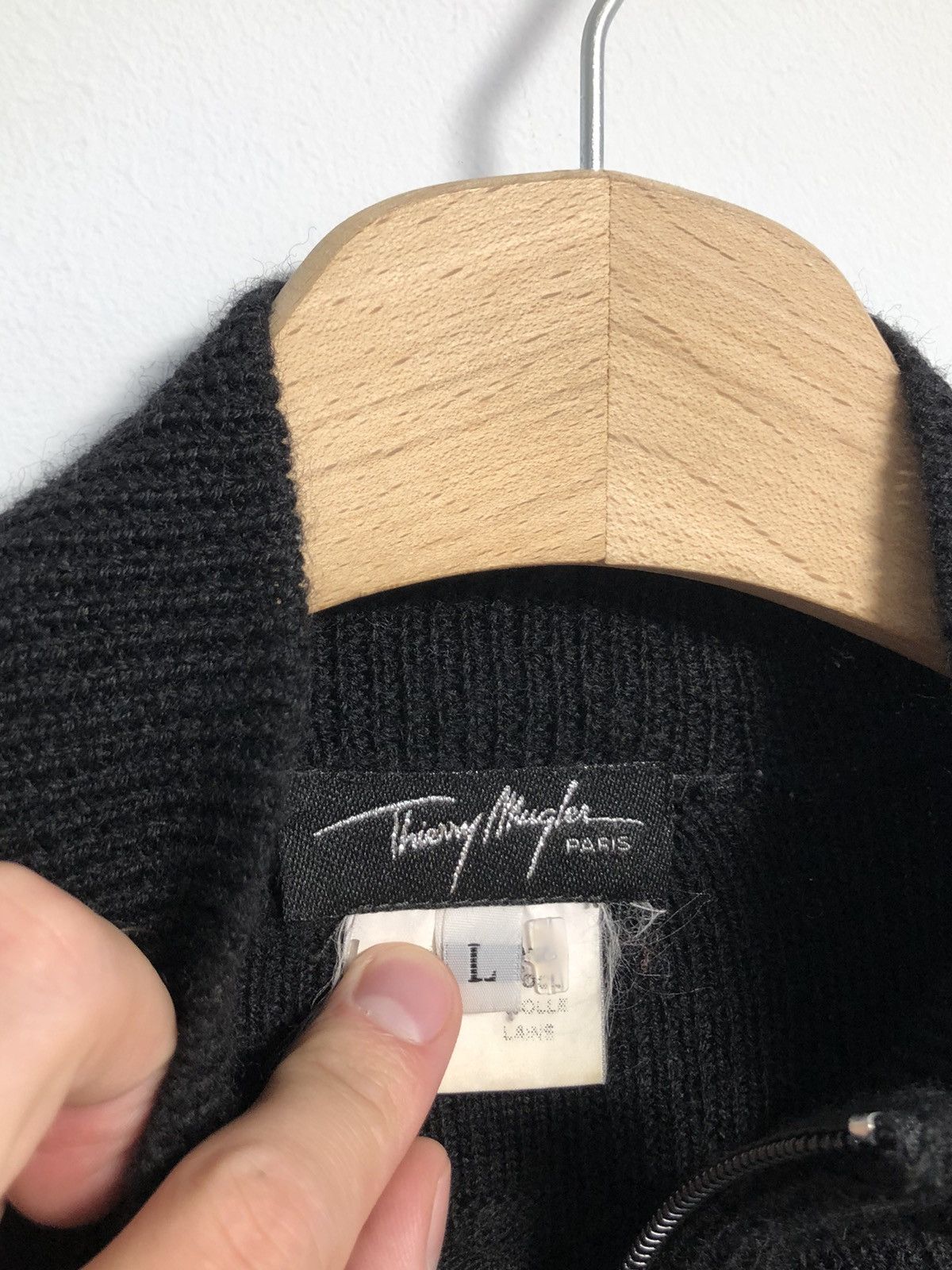 Thierry Mugler Thierry Mugler Paris Full Zip Mohair Wool Blend Sweater Size US L / EU 52-54 / 3 - 7 Thumbnail