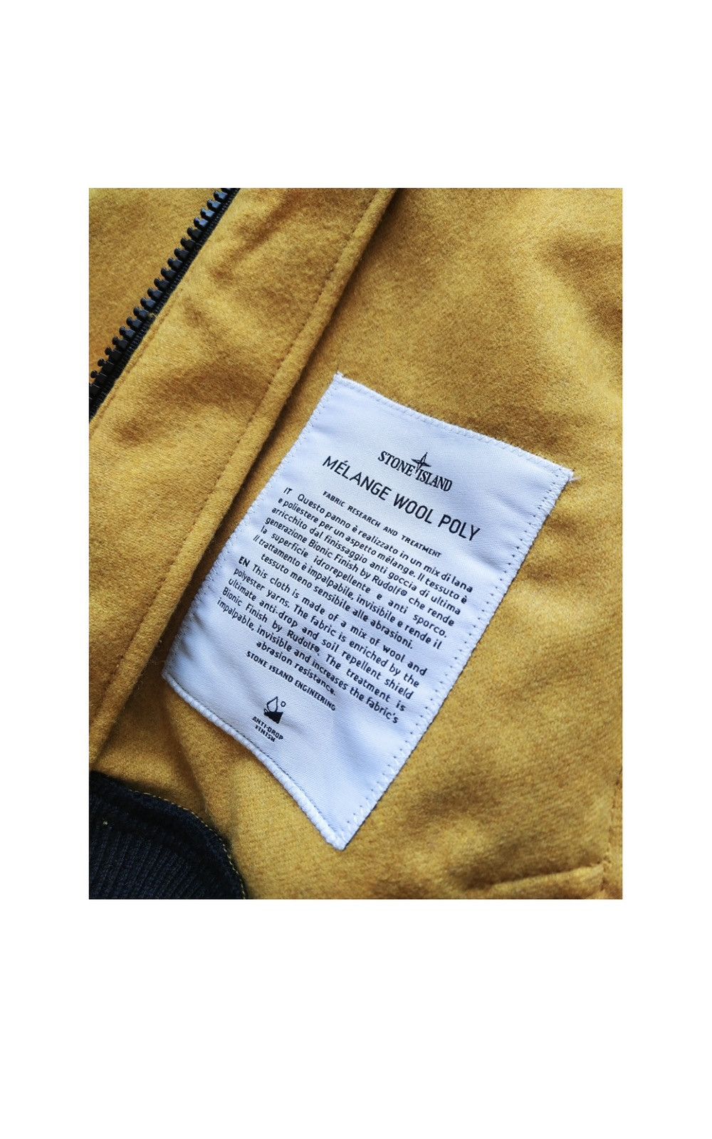 Stone Island Stone Island Melange Wool Poly Hooded Jacket Size US M / EU 48-50 / 2 - 8 Thumbnail