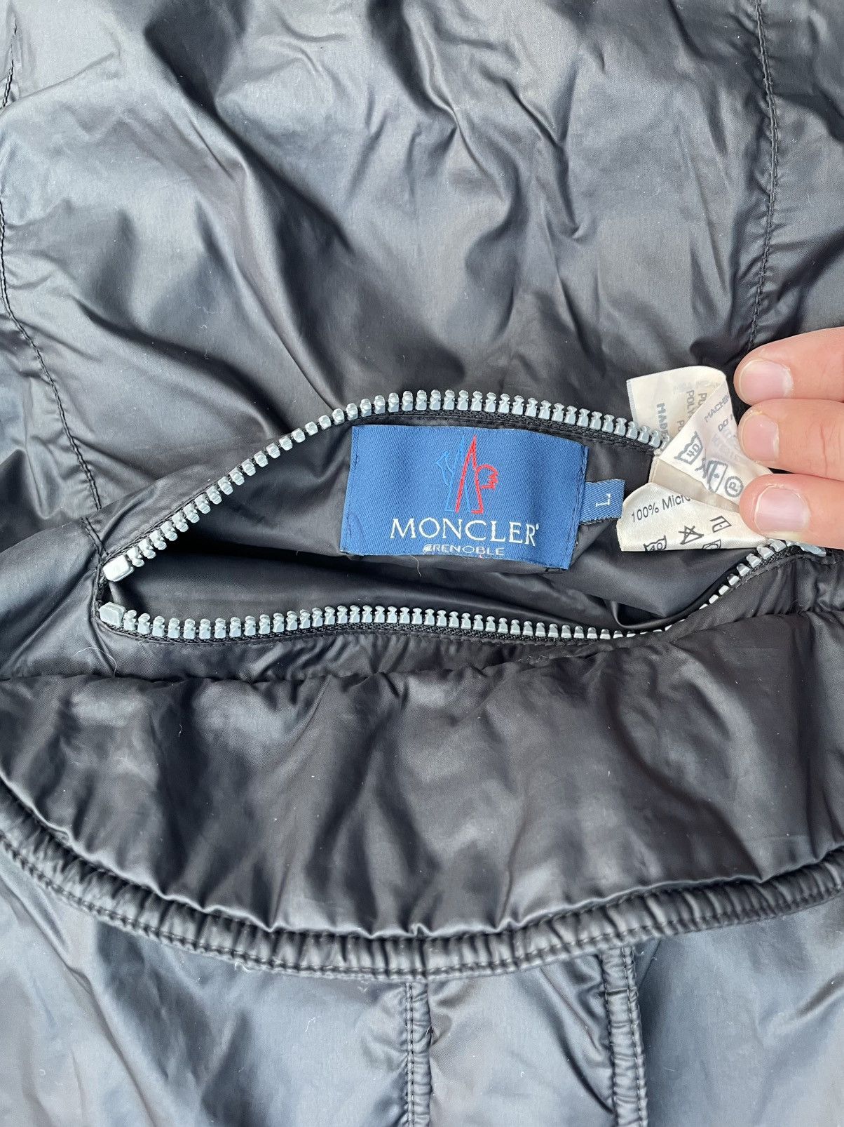 Moncler Grenoble Vintage Moncler Anorak Reversible Nylon Fleece Size L Size US L / EU 52-54 / 3 - 8 Thumbnail