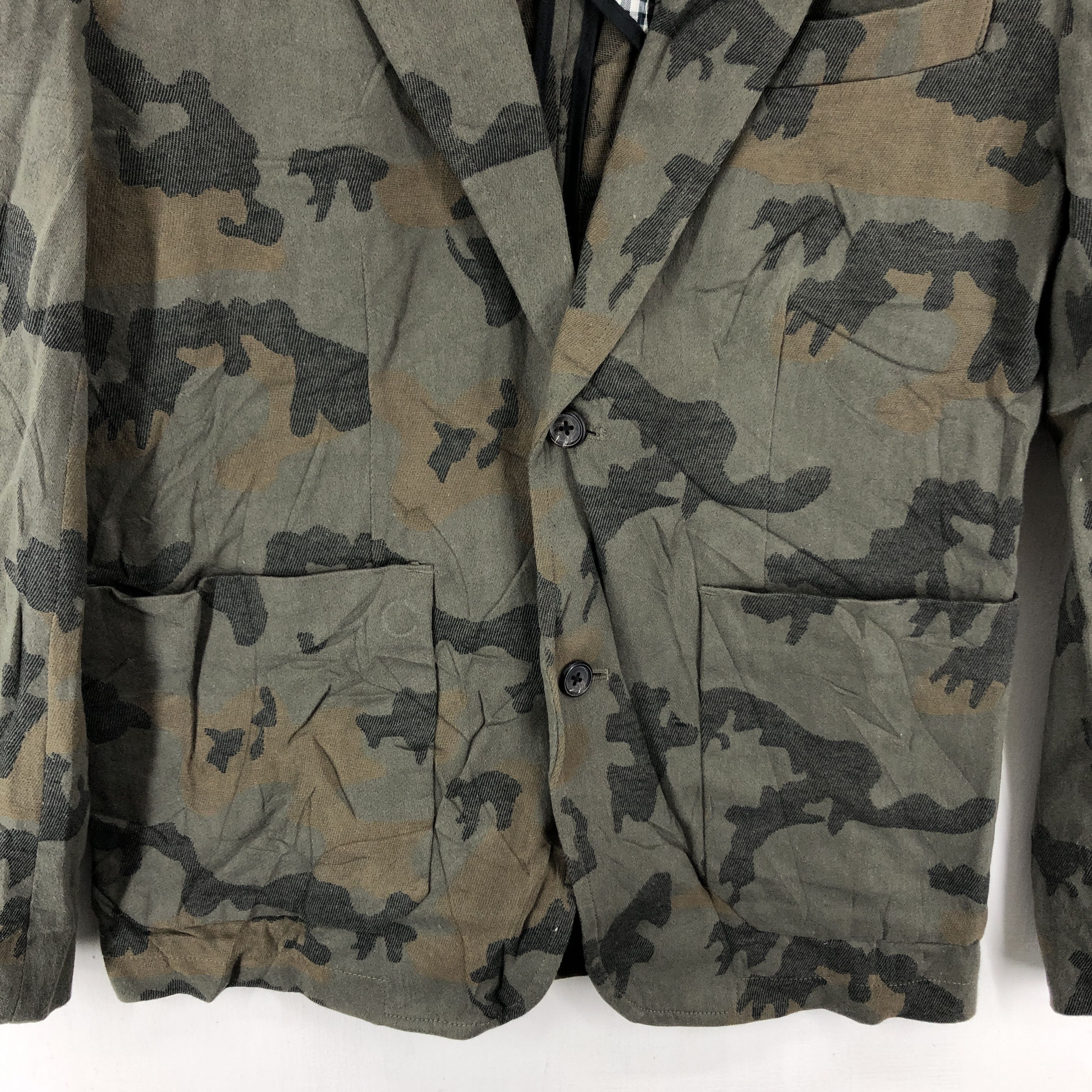 R.Newbold R. NEWBOLD Camouflage Casual Jacket #2024-69 Size US S / EU 44-46 / 1 - 3 Thumbnail
