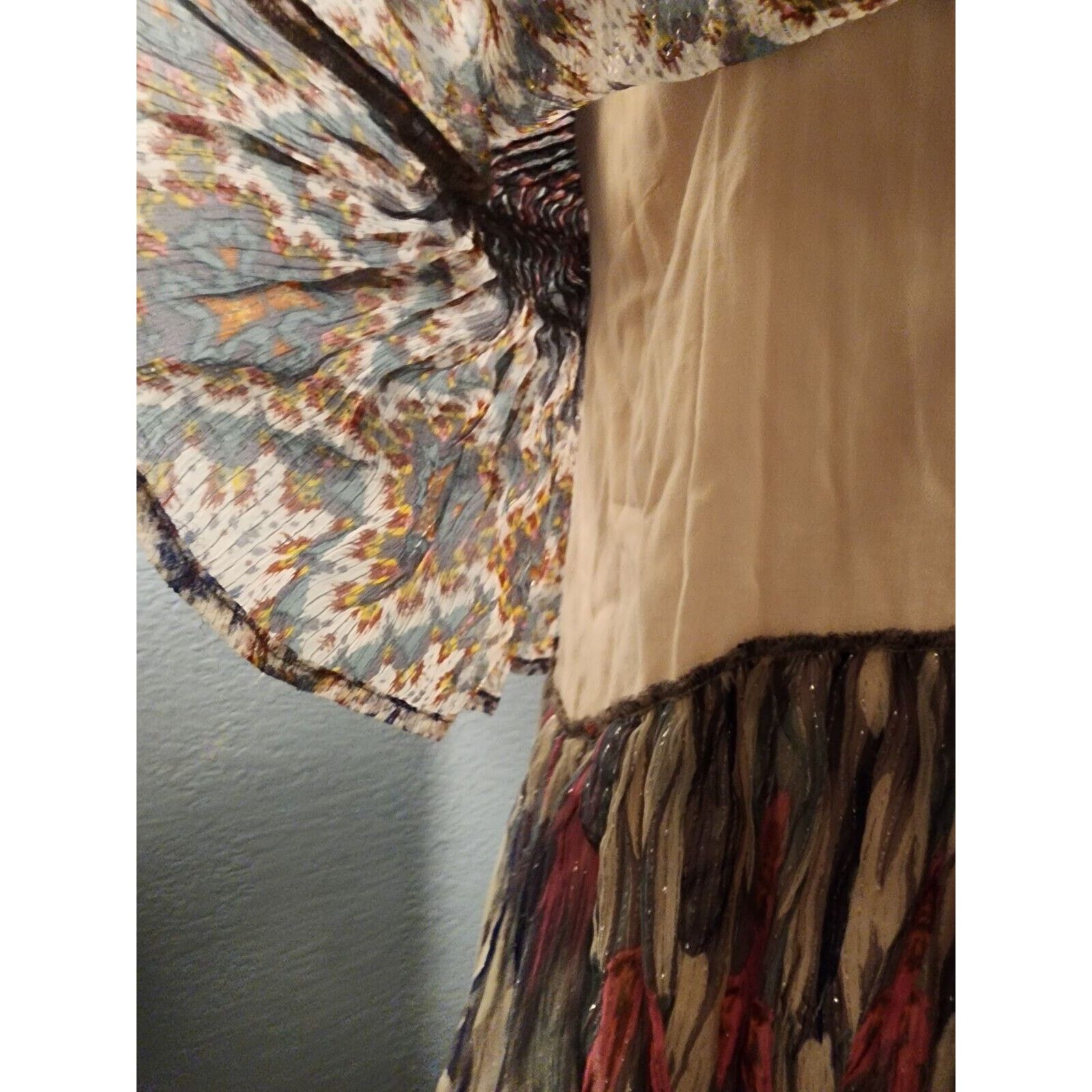 Anthropologie Anthropologie Josie Tiered Maxi Dress Meadow Rue Size 4 Boho Size S / US 4 / IT 40 - 4 Thumbnail
