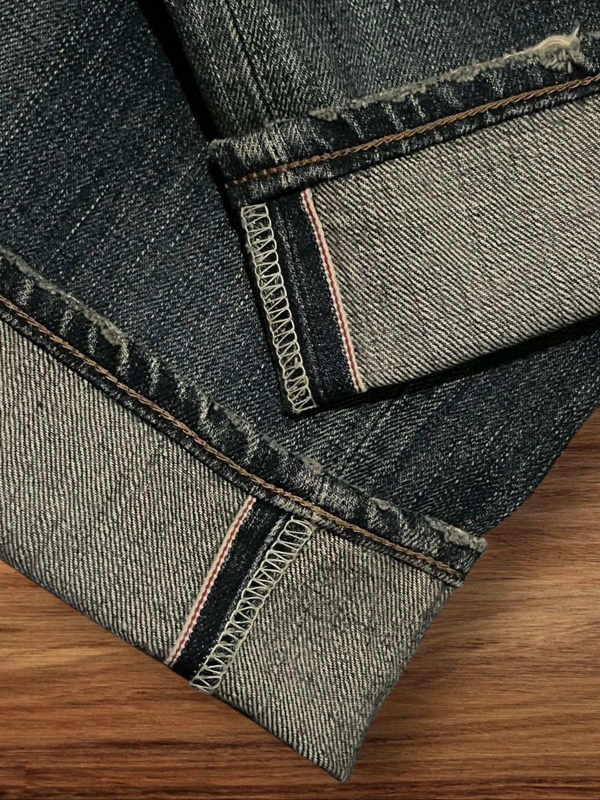 Edwin Edwin 505 “Mission” Series Wide Straight Leg Selvedge Jeans Size US 34 / EU 50 - 13 Thumbnail